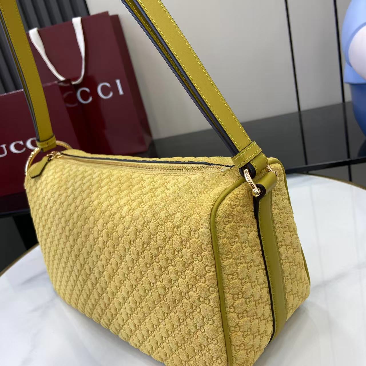 Gucci Half Horsebit Medium Shoulder Bag - DopestKickz