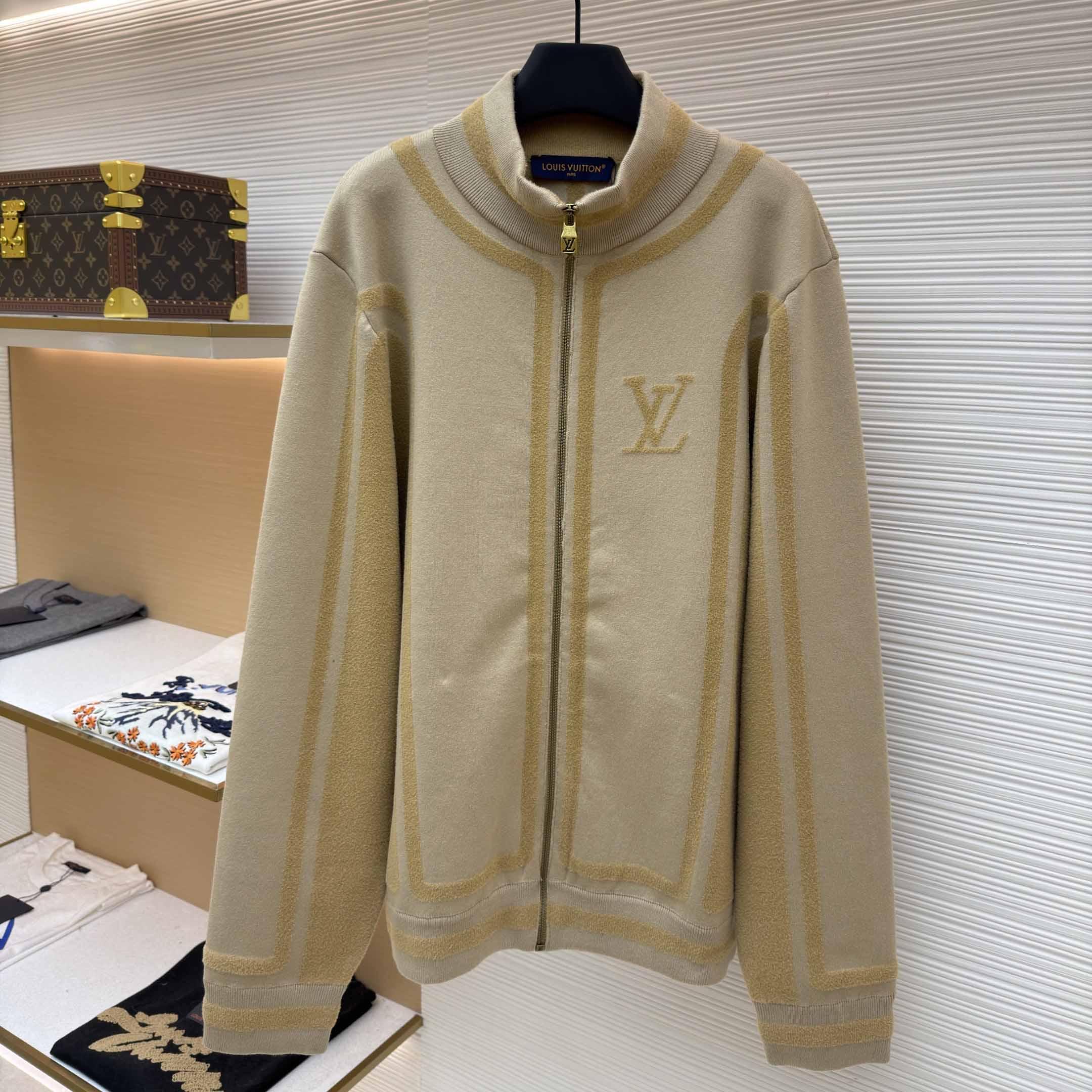 Louis Vuitton Knit Track Top - DopestKickz