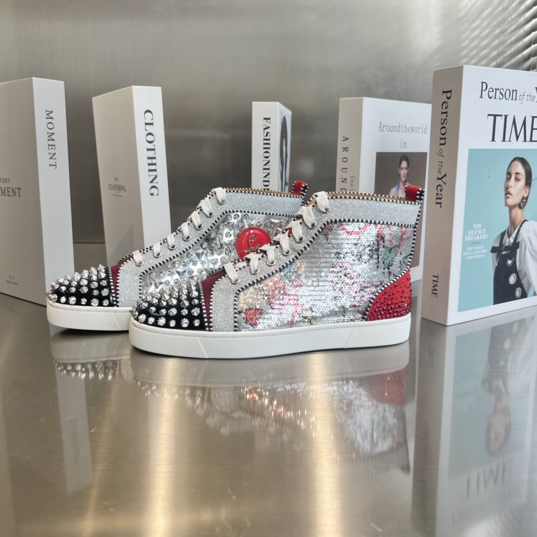 Christian Louboutin High-Top Sneakers - DopestKickz