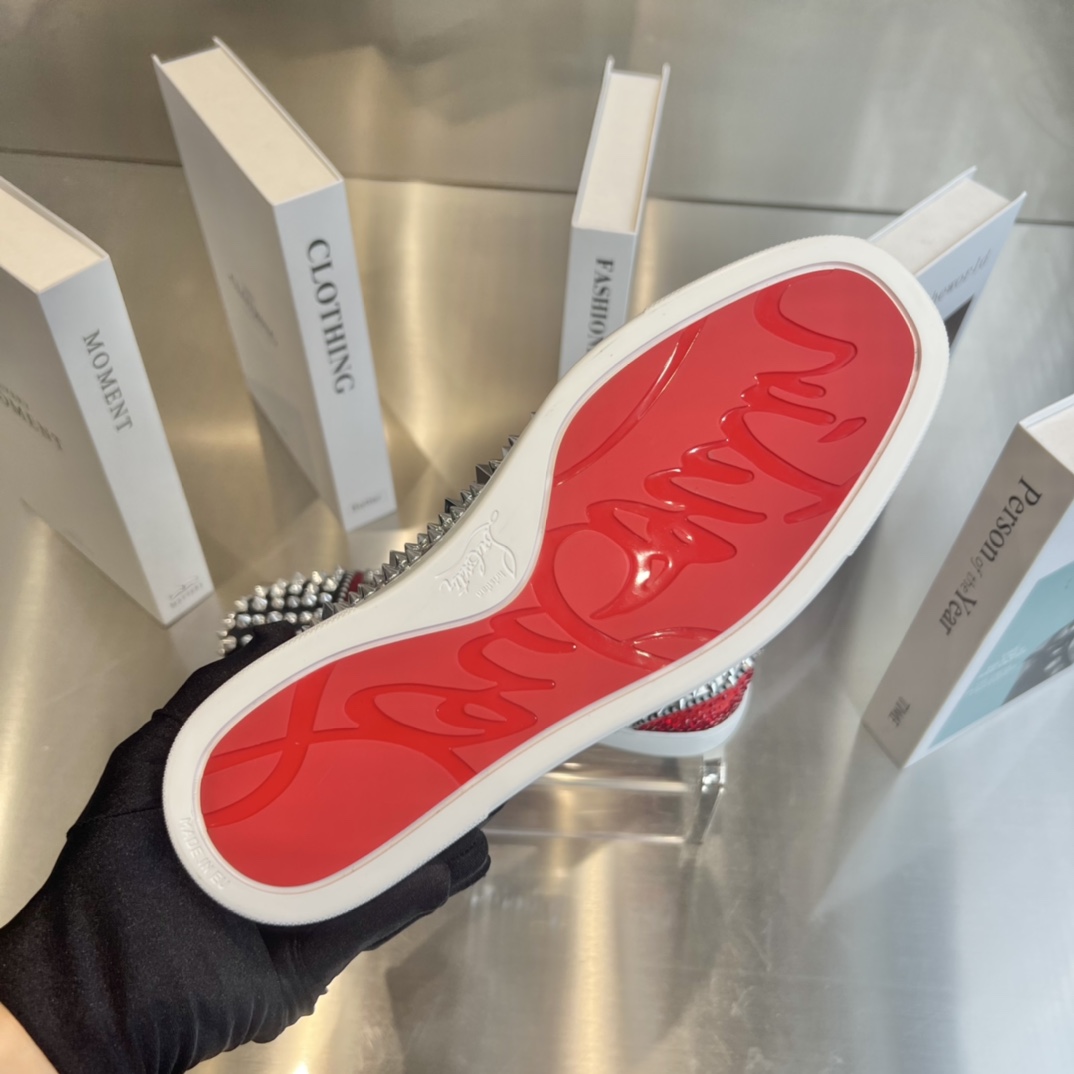 Christian Louboutin High-Top Sneakers - DopestKickz