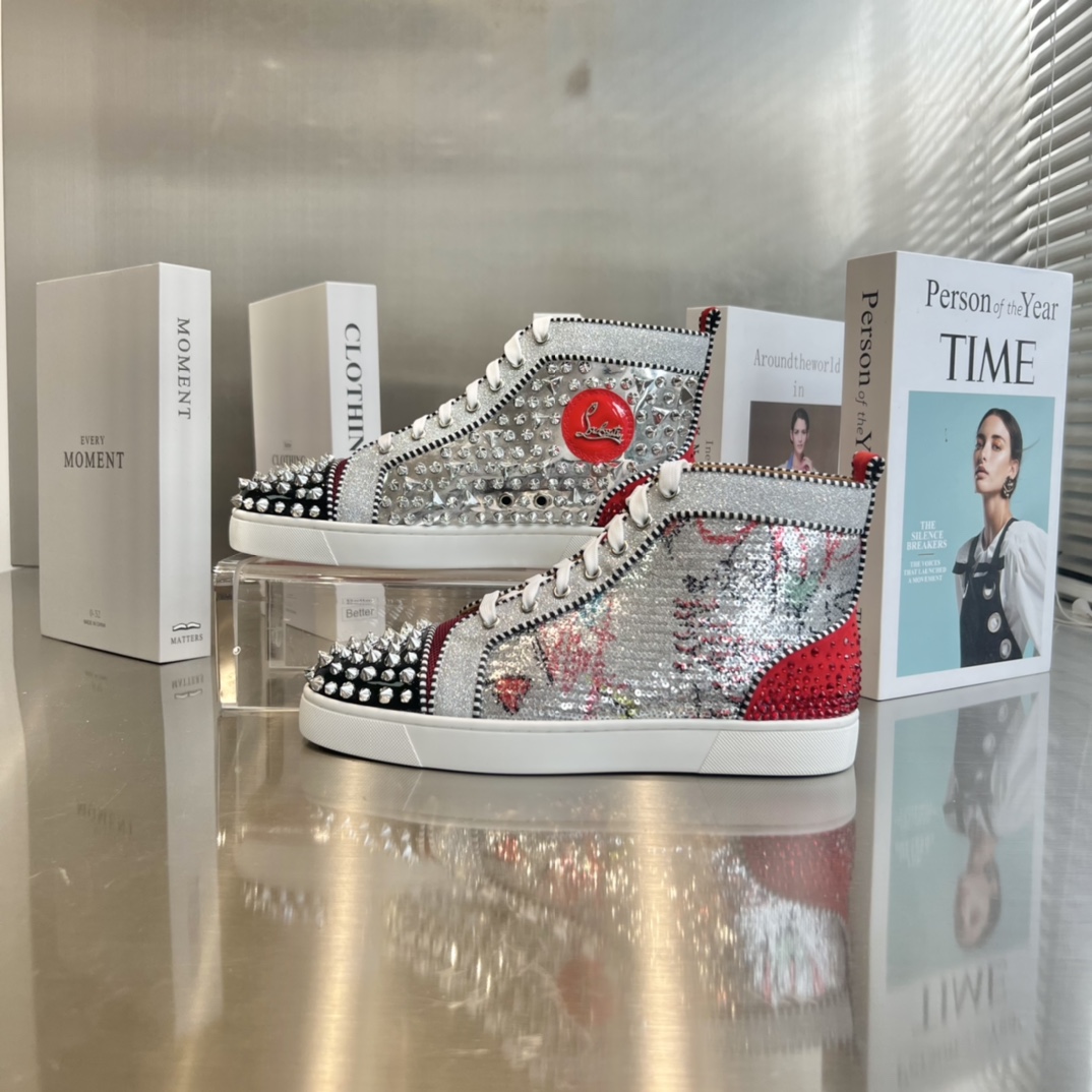 Christian Louboutin High-Top Sneakers - DopestKickz