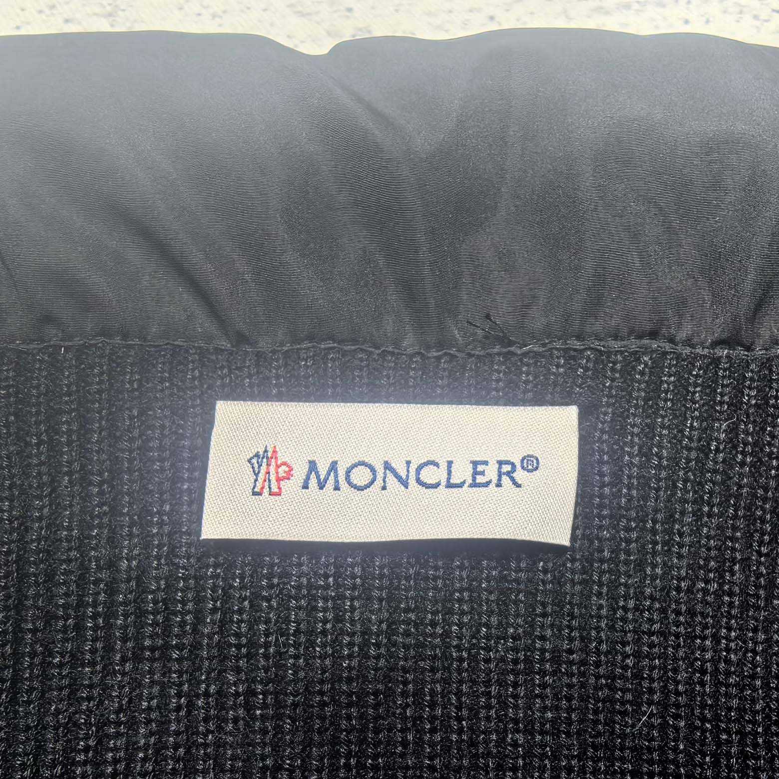 Moncler Ribbed Cotton and Quilted Shell Down Zip-Up Cardigan - DopestKickz