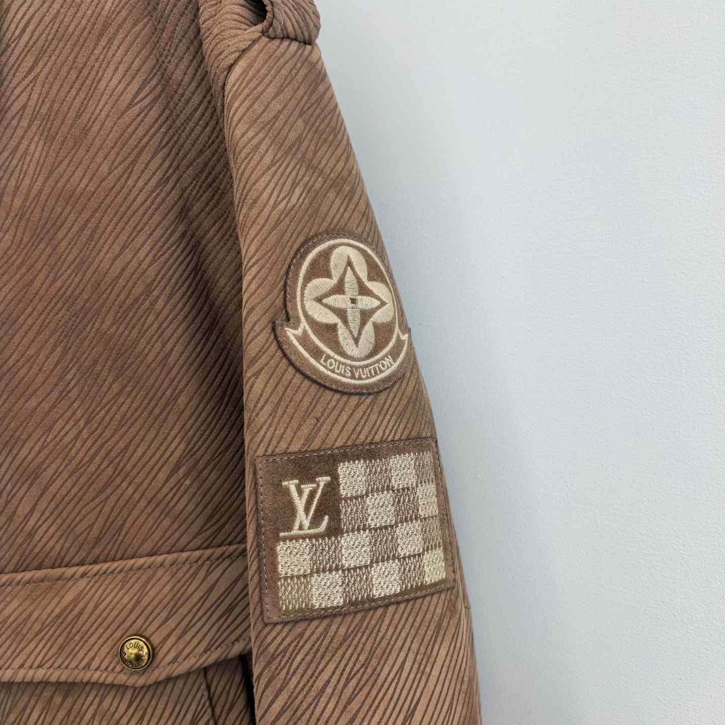 Louis Vuitton Epi Embossed Leather Flight Jacket - DopestKickz