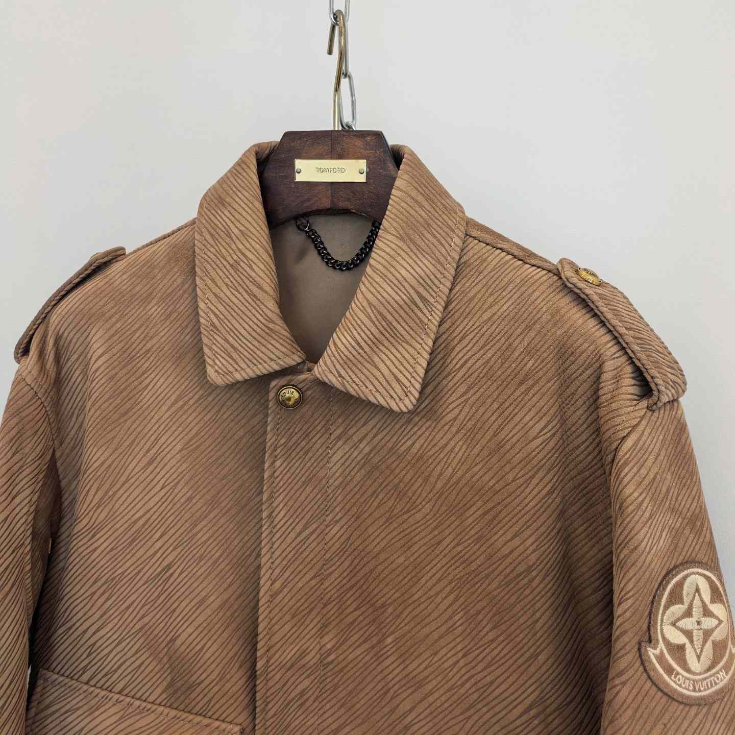 Louis Vuitton Epi Embossed Leather Flight Jacket - DopestKickz