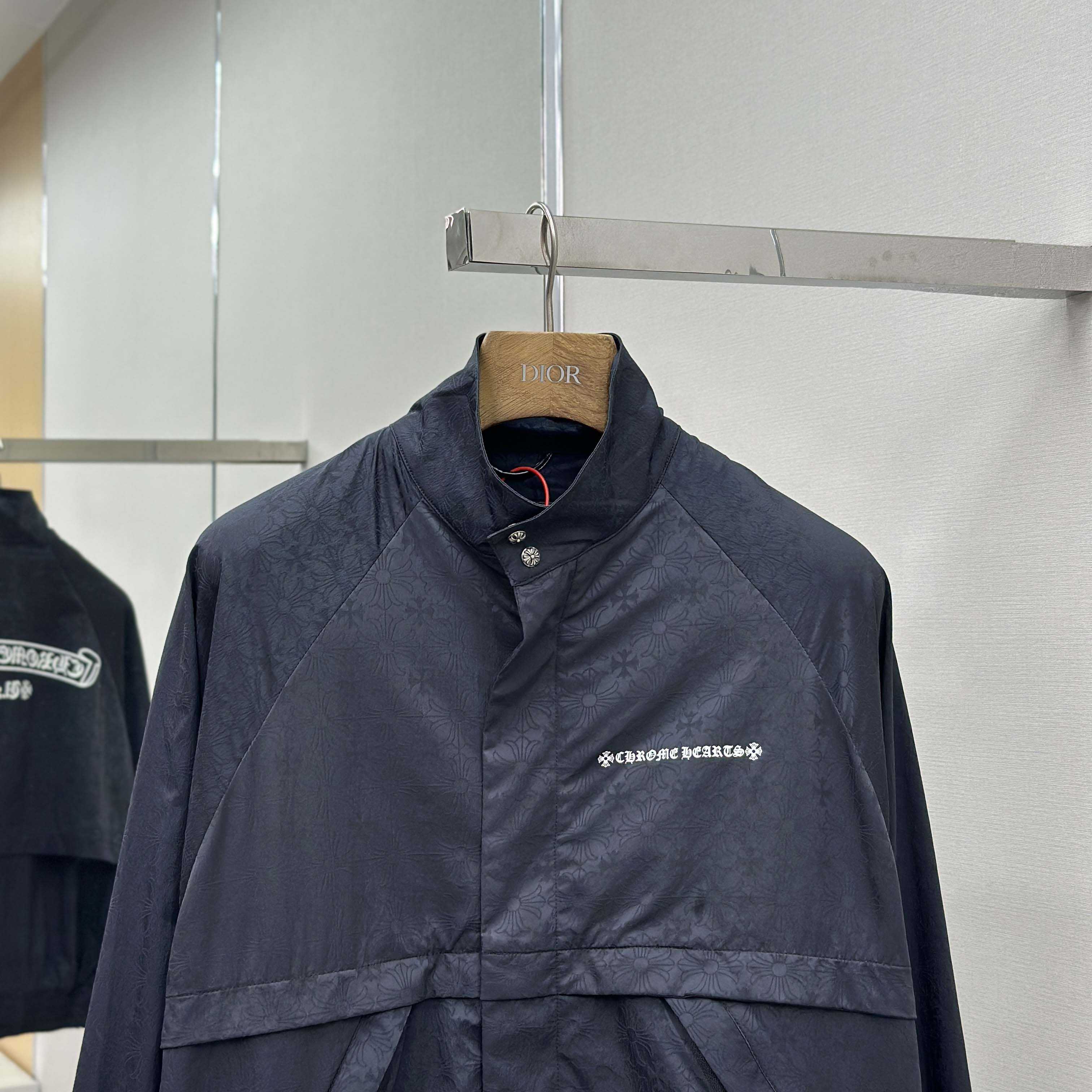 Chrome Hearts All-Over Nylon Track Jacket - DopestKickz