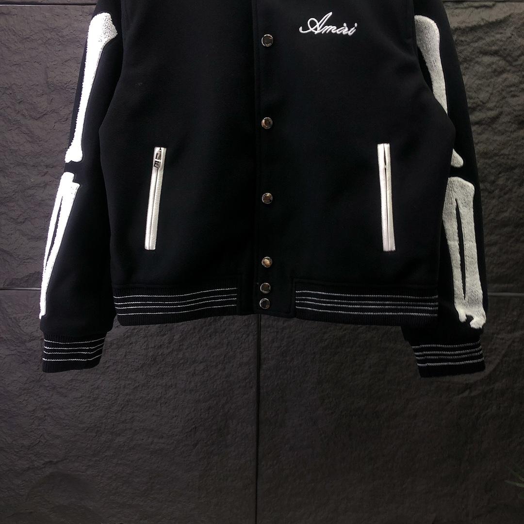 Amiri Bones Varsity Jacket - DopestKickz
