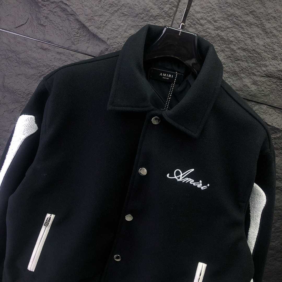 Amiri Bones Varsity Jacket - DopestKickz