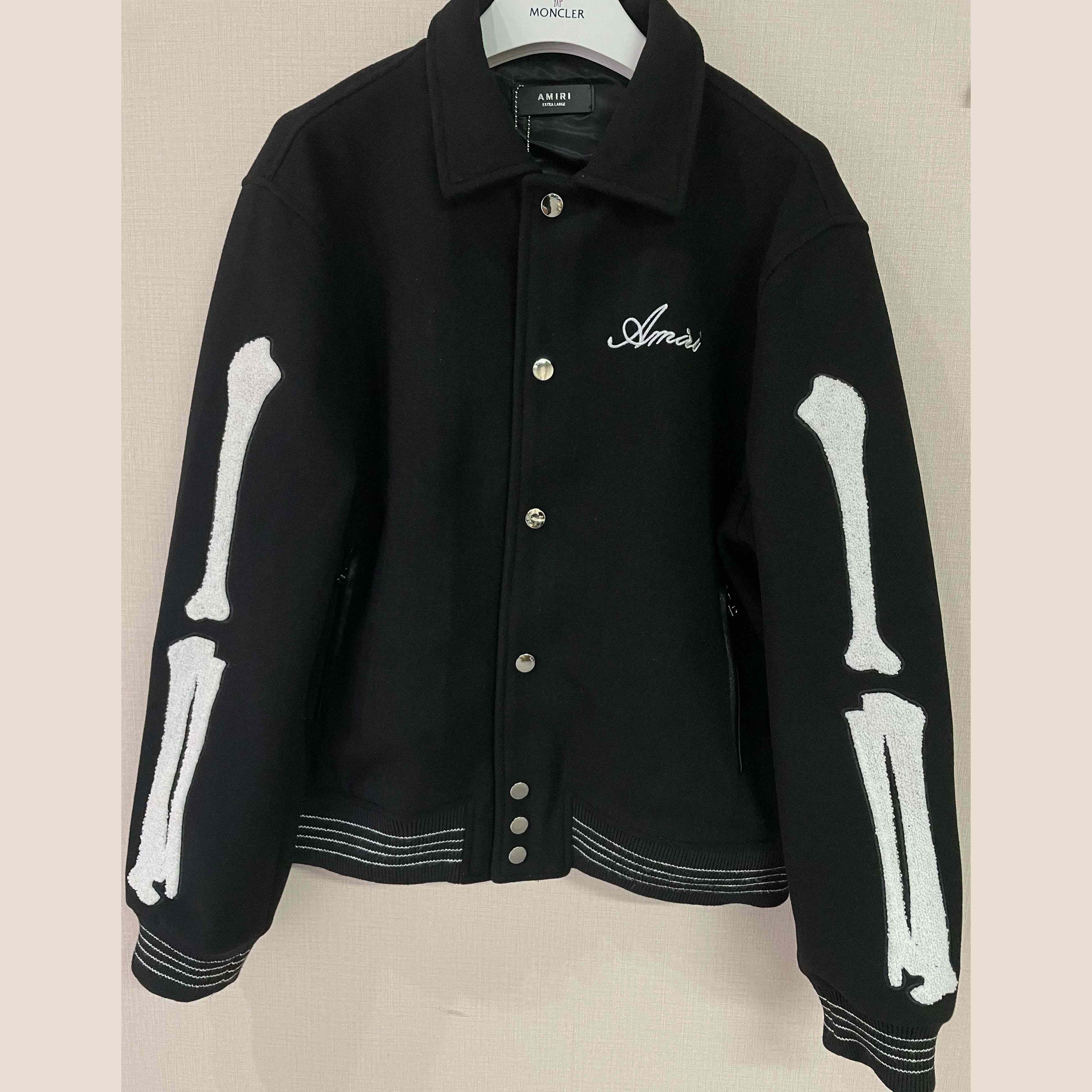 Amiri Bones Varsity Jacket - DopestKickz