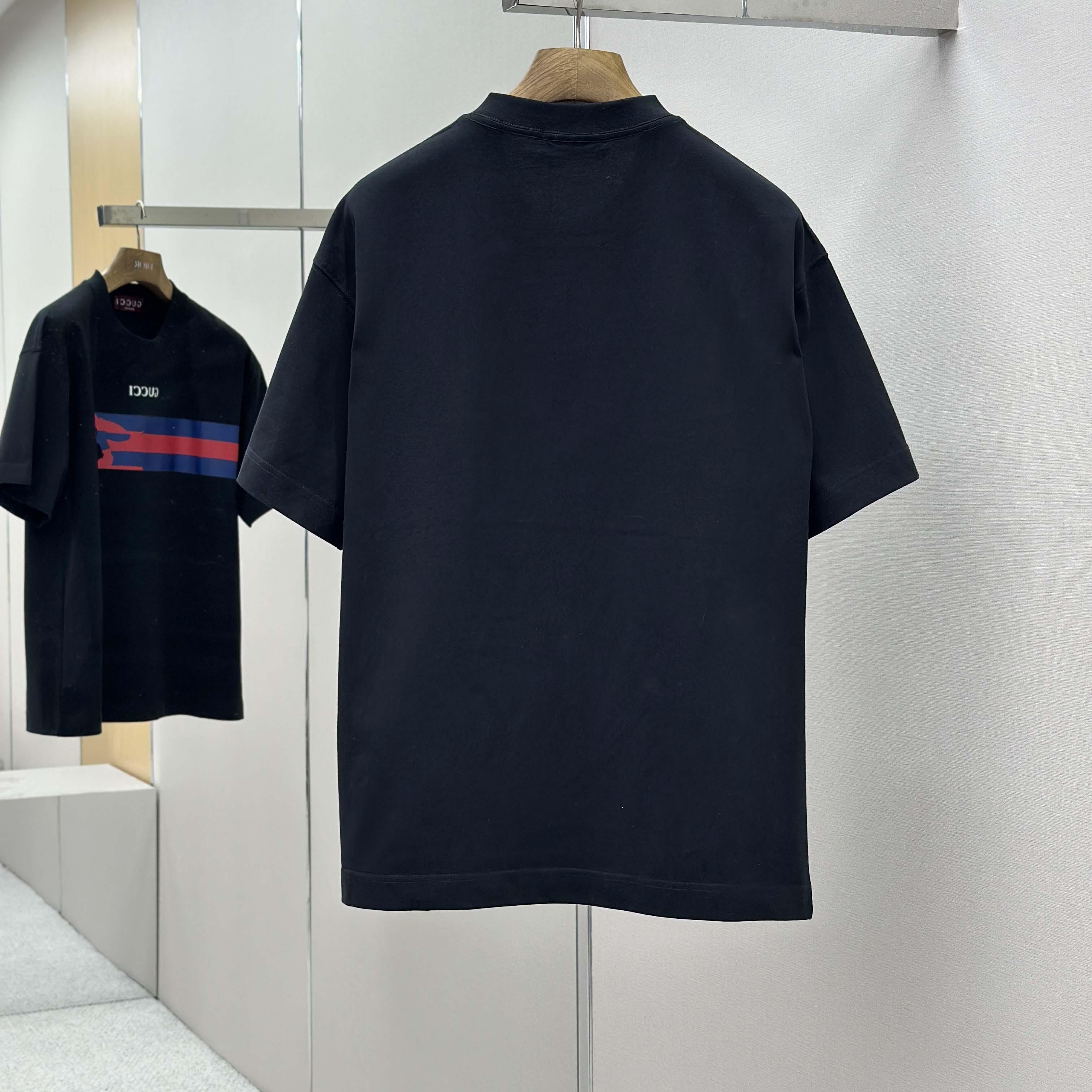 Gucci Cotton Jersey T-shirt With Print - DopestKickz