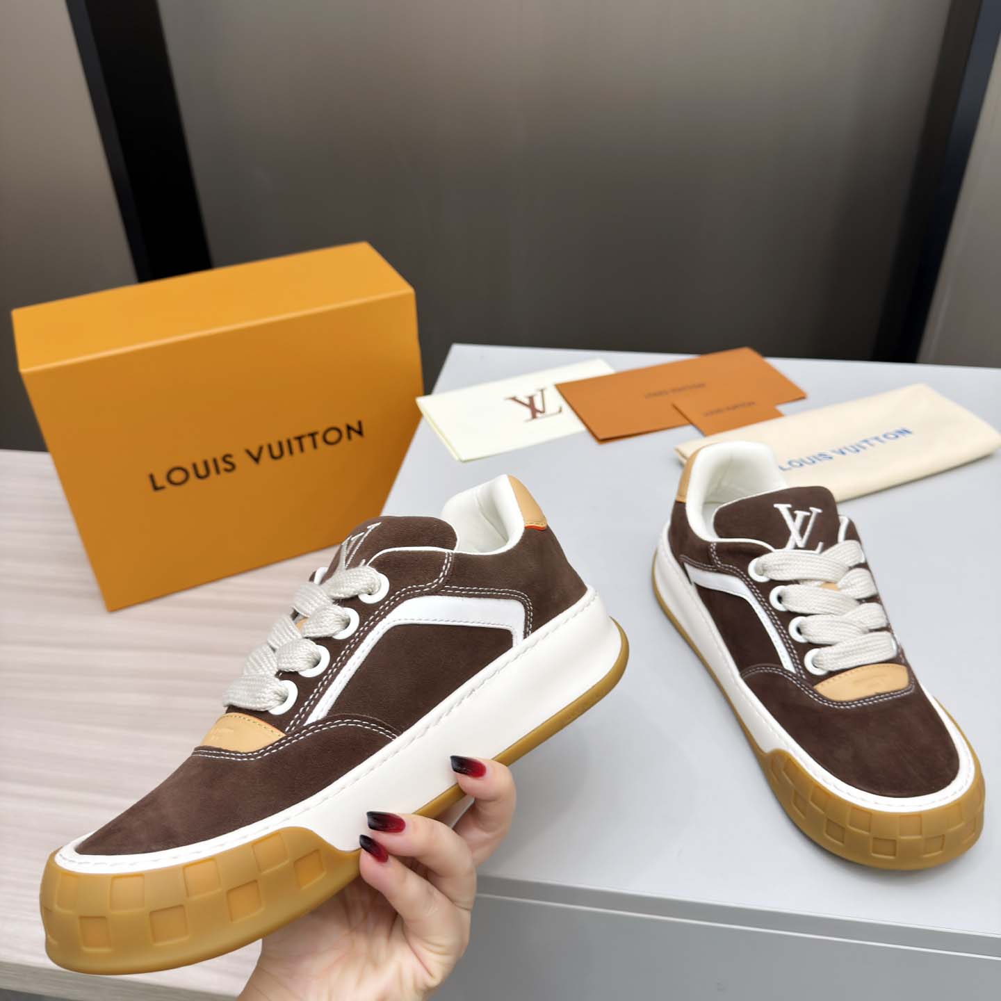 Louis Vuitton LV Tilted Sneaker  - DopestKickz