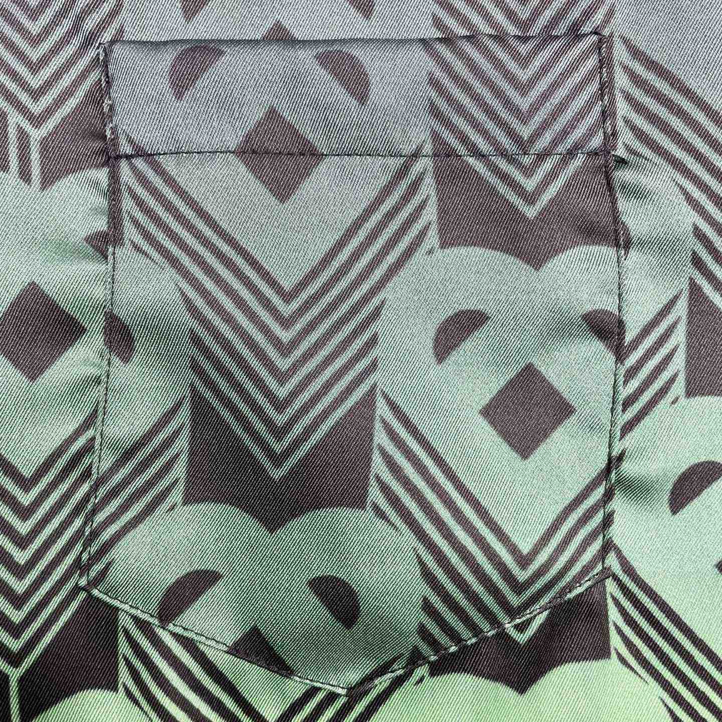 Casablanca Monogram Gradient Silk Shirt   CA3561 - DopestKickz