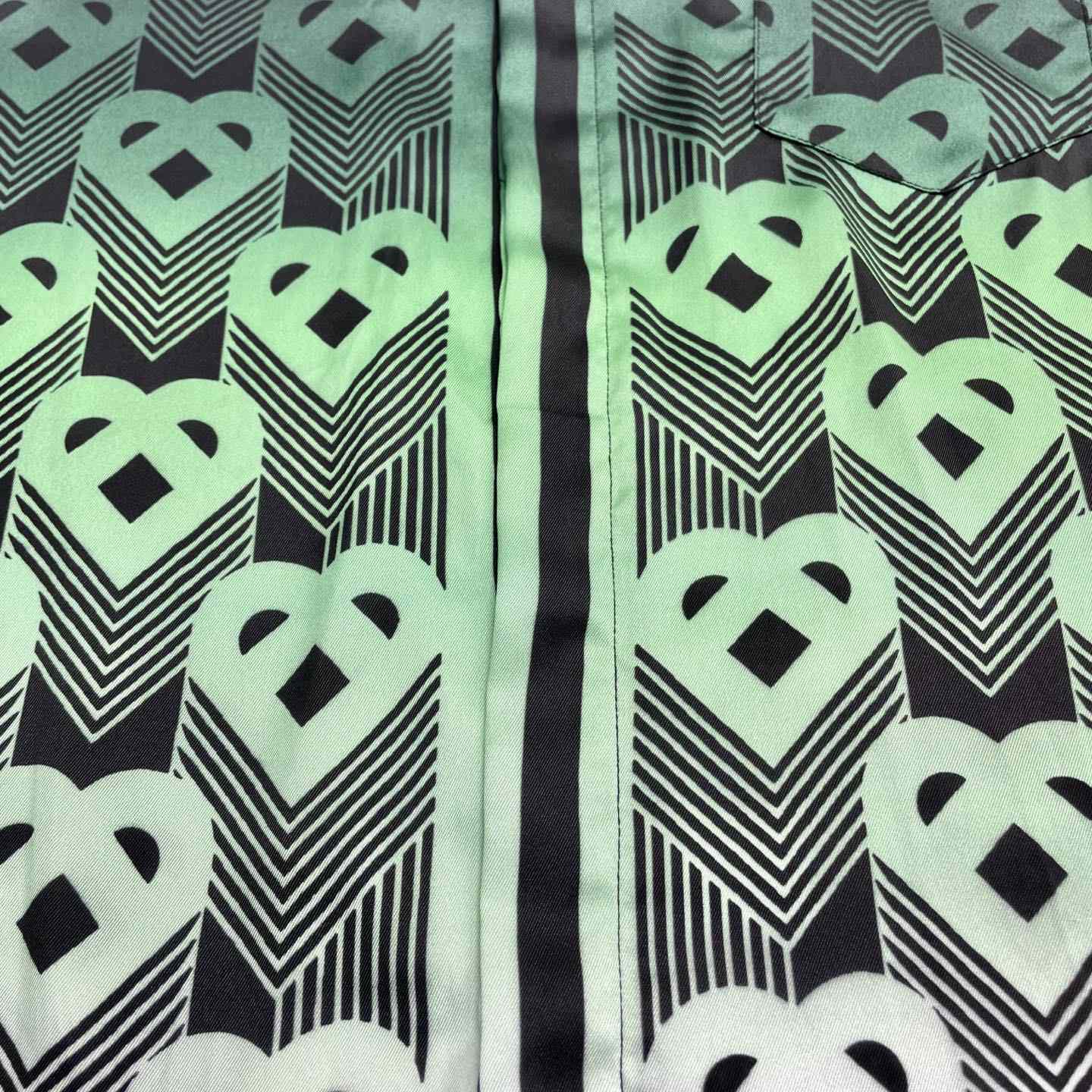 Casablanca Monogram Gradient Silk Shirt   CA3561 - DopestKickz