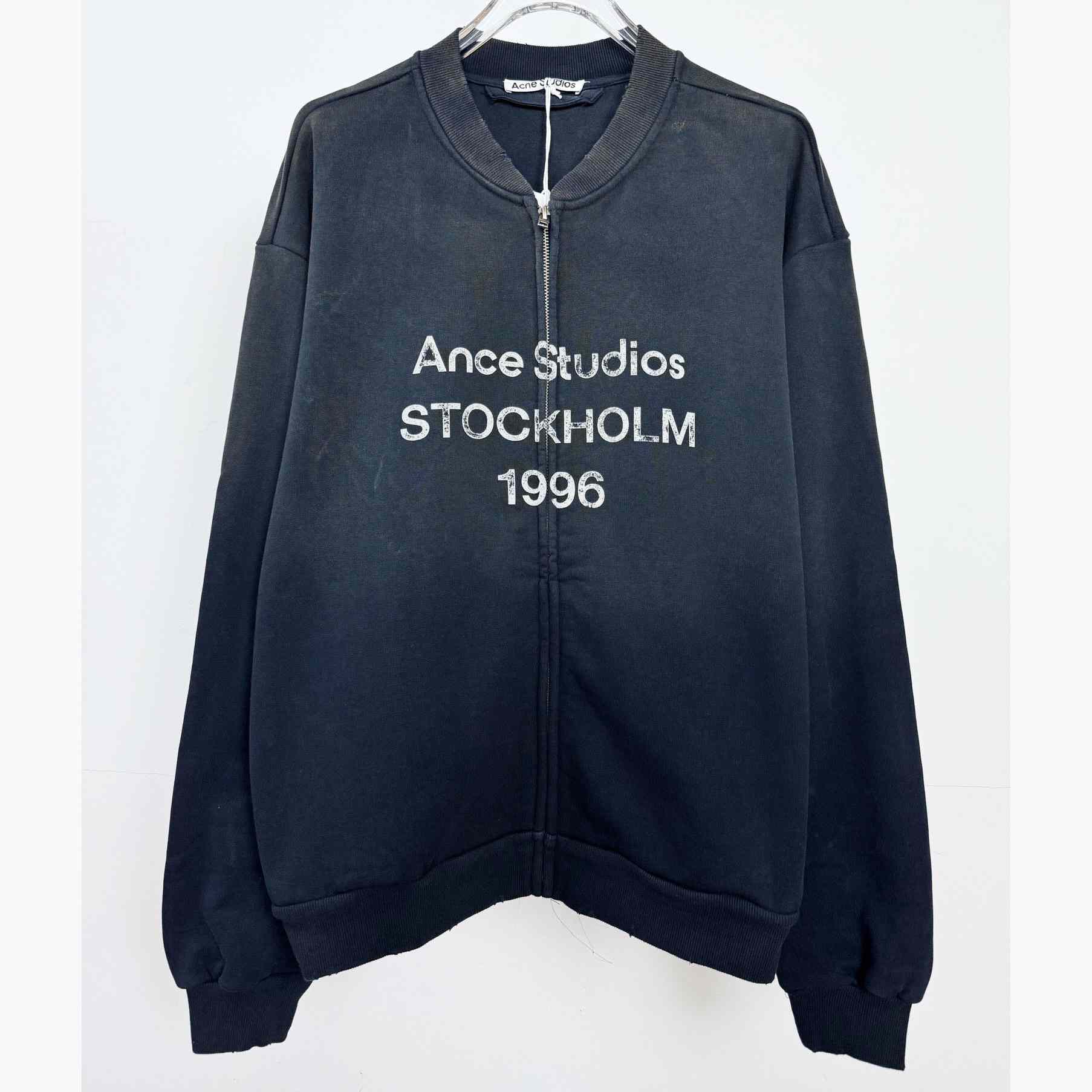 Acne Studios - Zip sweater logo - DopestKickz