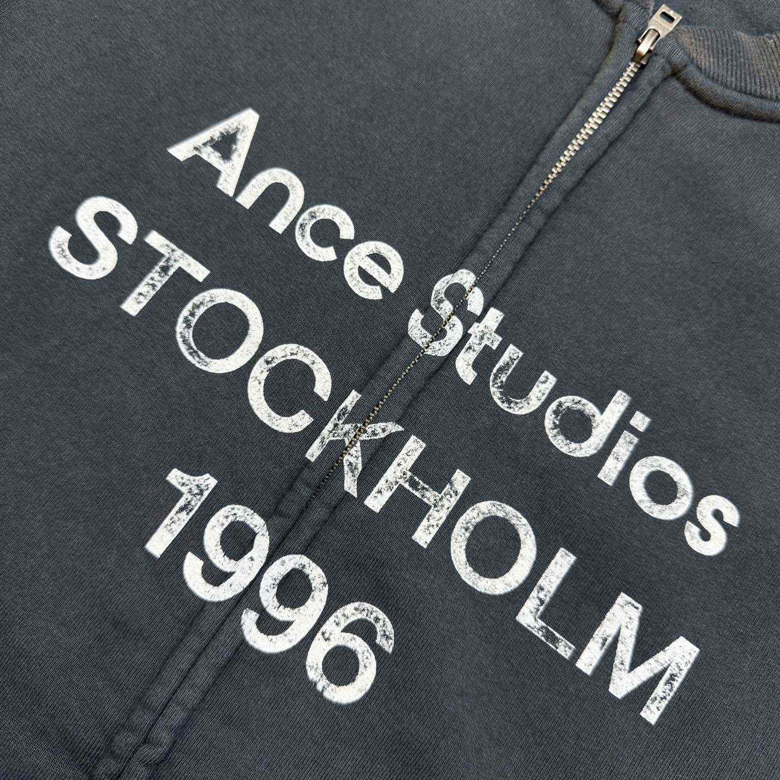 Acne Studios - Zip sweater logo - DopestKickz