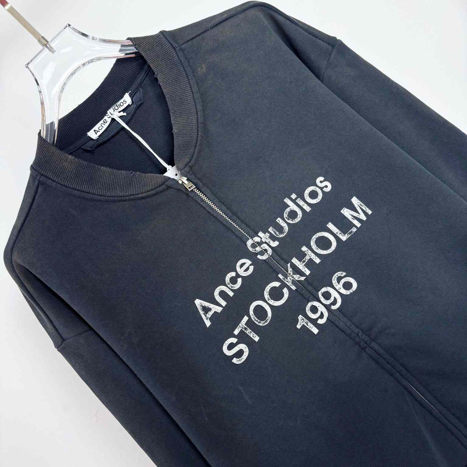 Acne Studios - Zip sweater logo - DopestKickz
