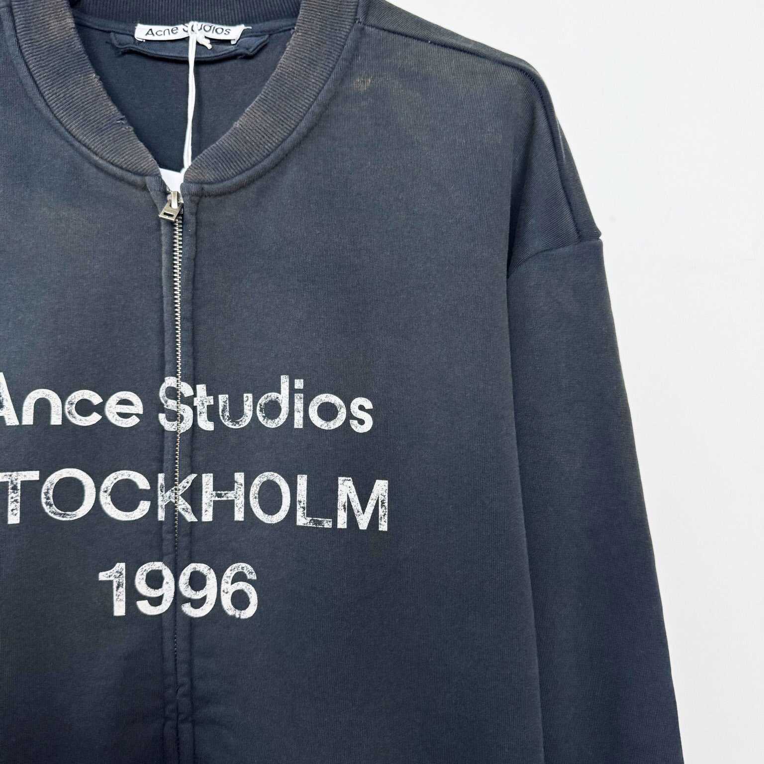 Acne Studios - Zip sweater logo - DopestKickz
