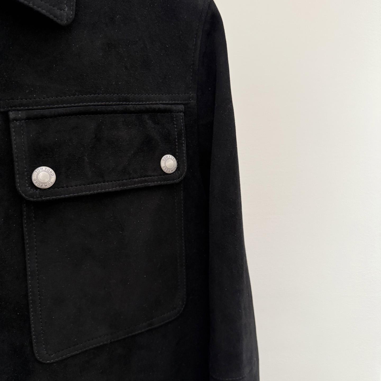 Tom Ford Men's Suede Motor Jacket - DopestKickz