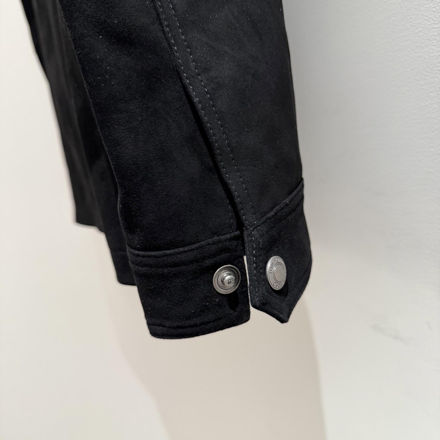 Tom Ford Men's Suede Motor Jacket - DopestKickz