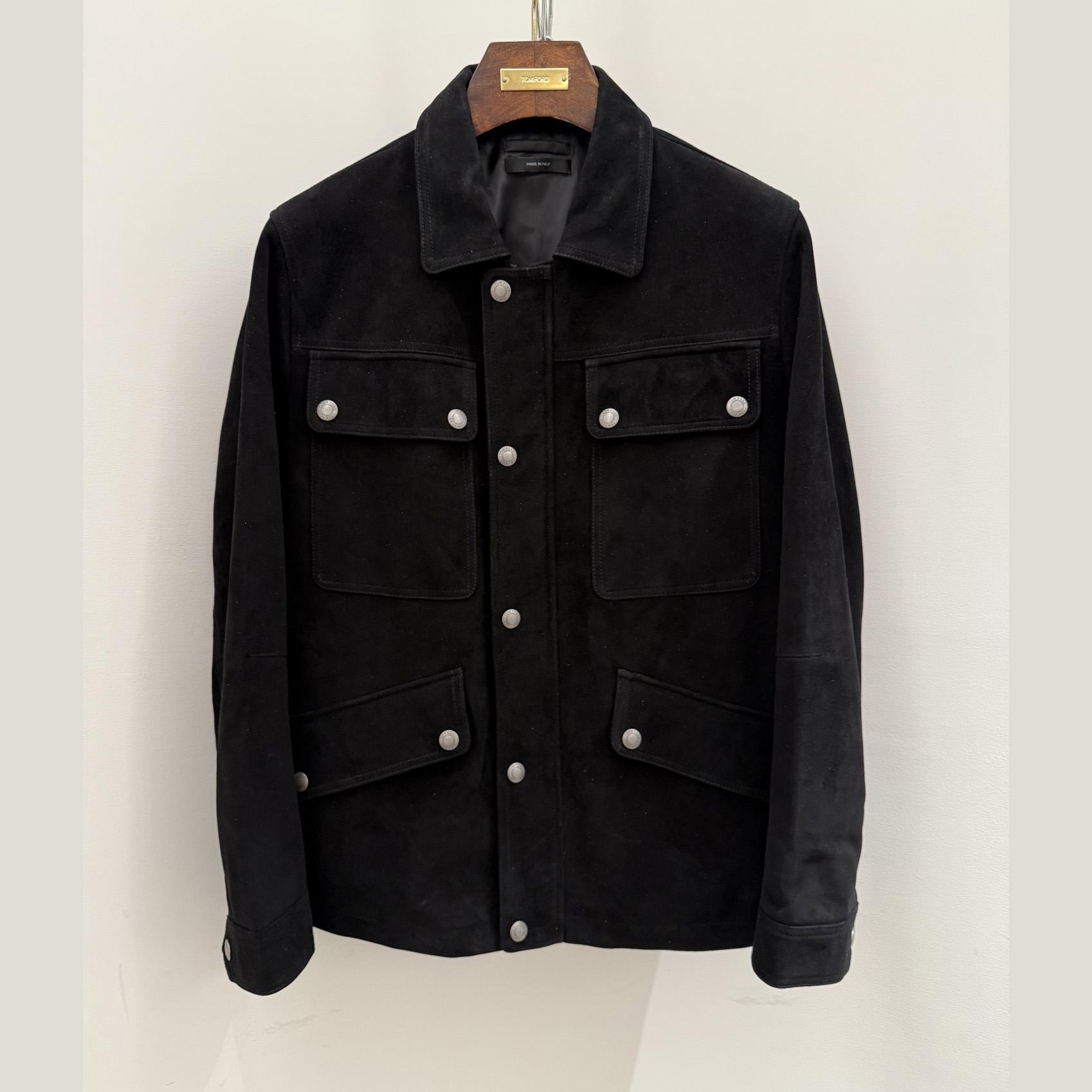 Tom Ford Men's Suede Motor Jacket - DopestKickz