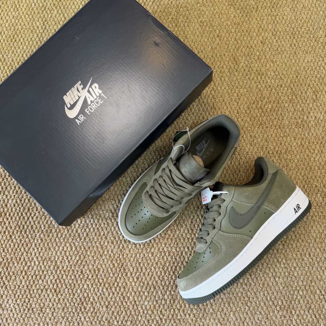 Nike Air Force 1 Low “Olive Suede” | IB6388-200 - DopestKickz