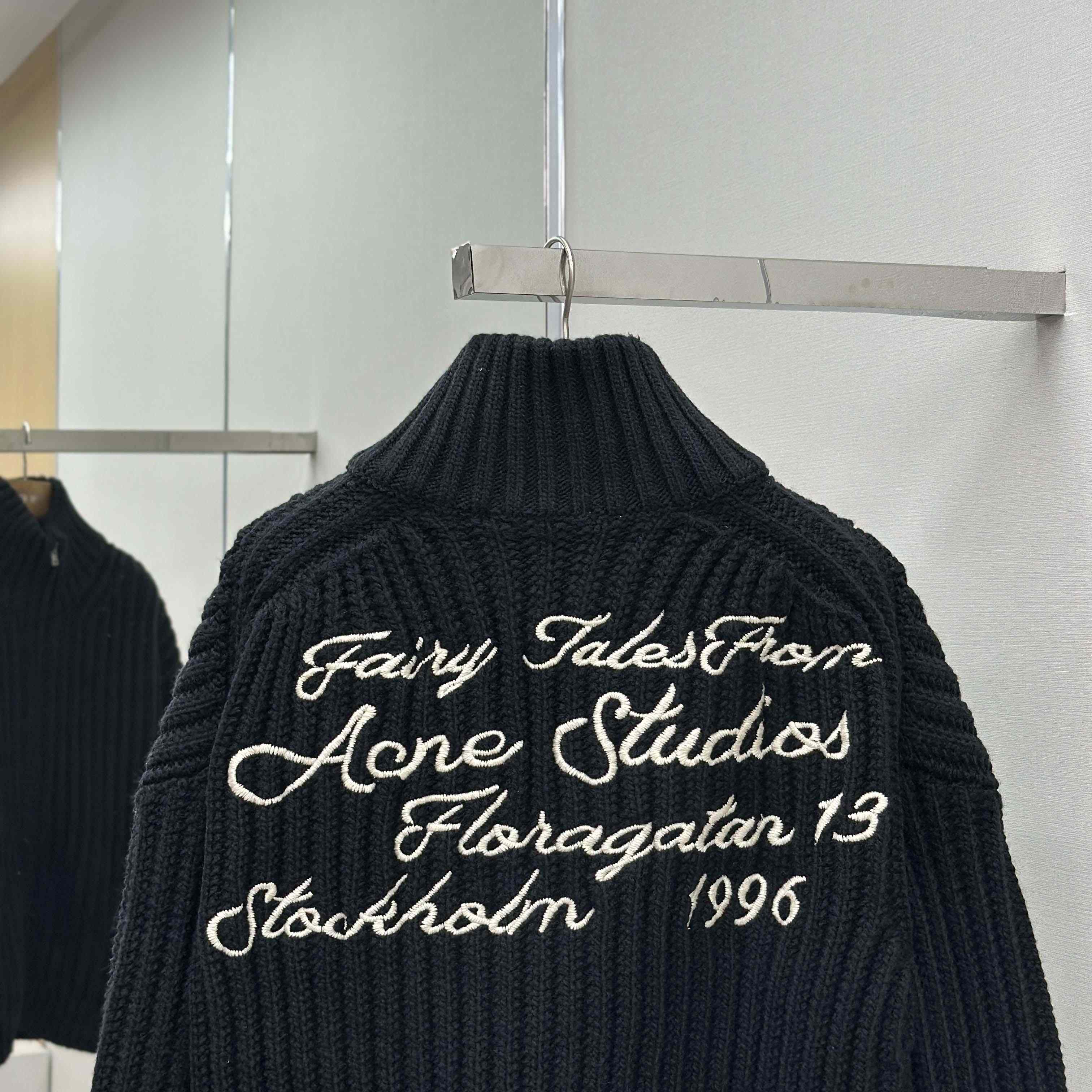 Acne Studios Wool Zip Cardigan - DopestKickz
