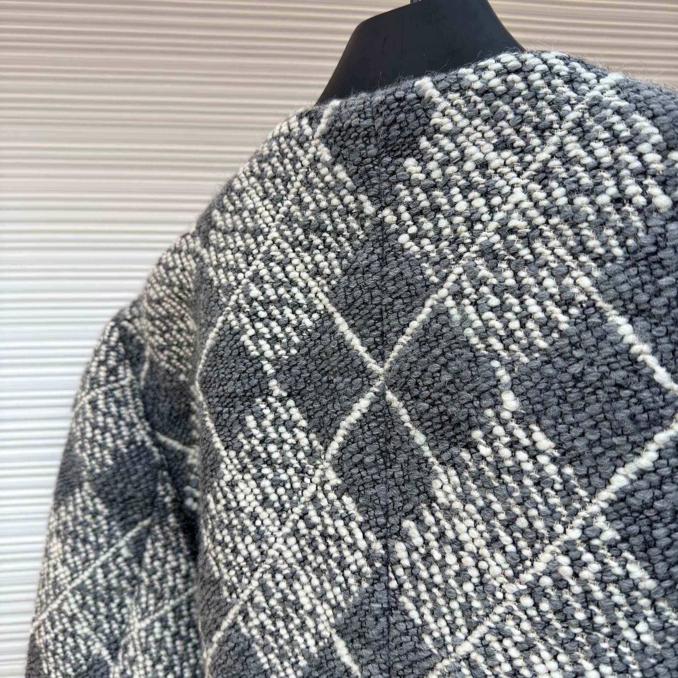 Louis Vuitton Chic Collarless Wool Jacket - DopestKickz