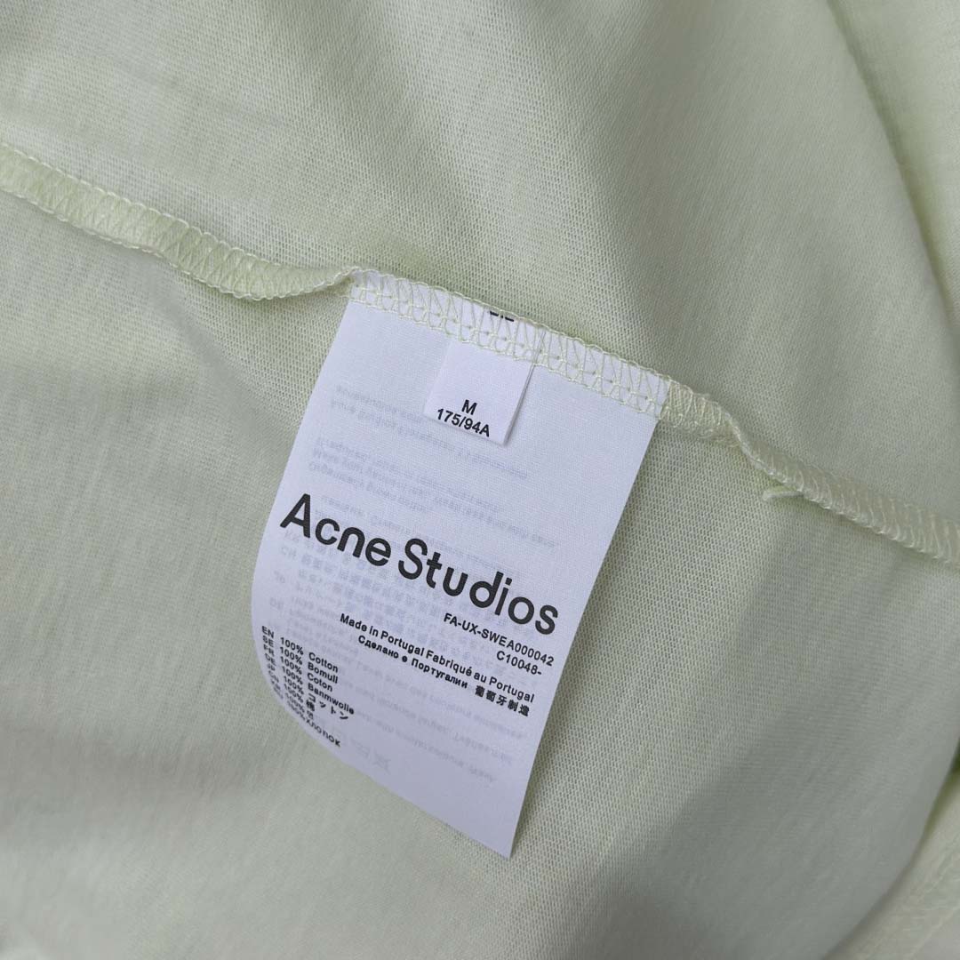 Acne Studios Logo T-shirt - Pistachio Green - DopestKickz
