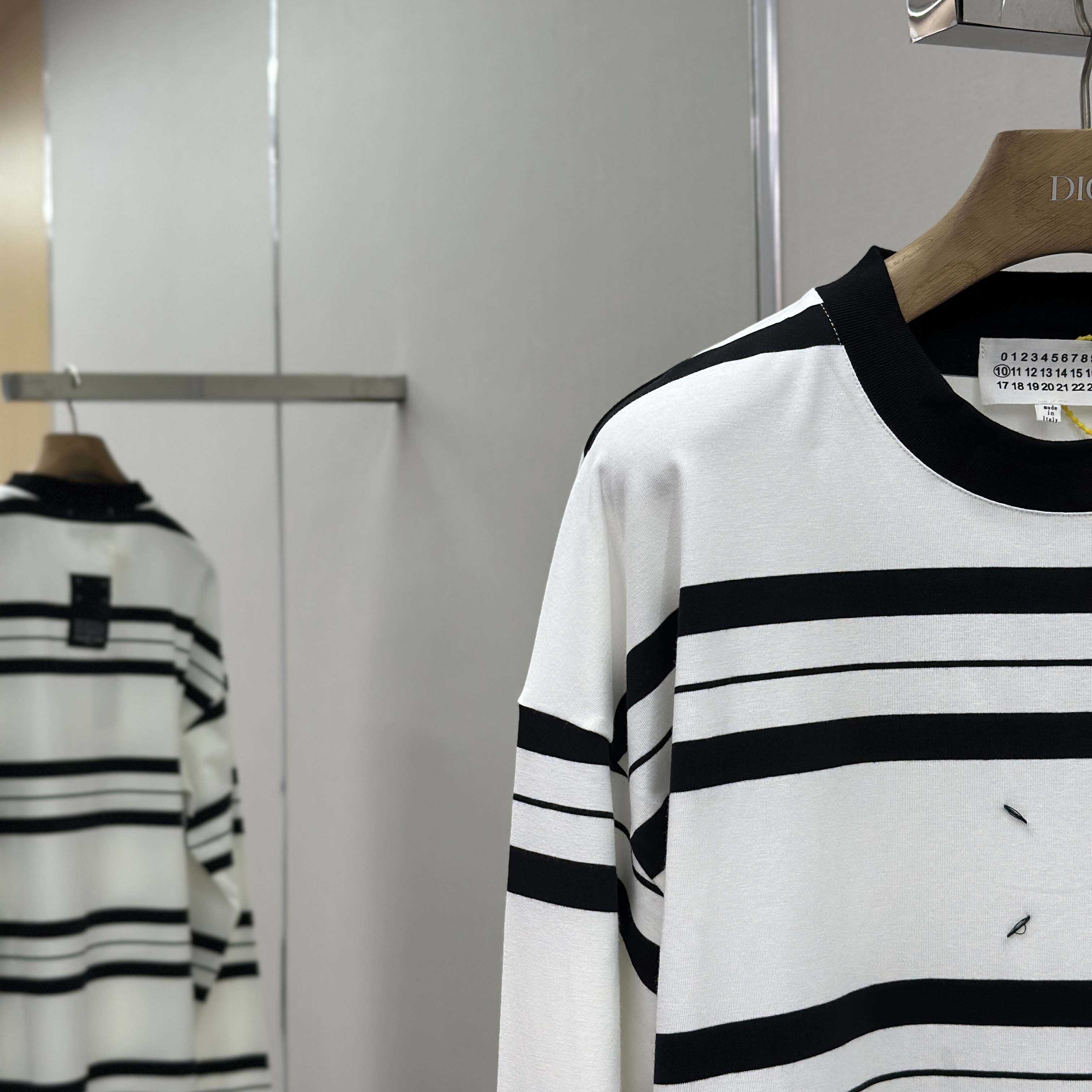 Maison Margiela Striped Long-sleeved - DopestKickz