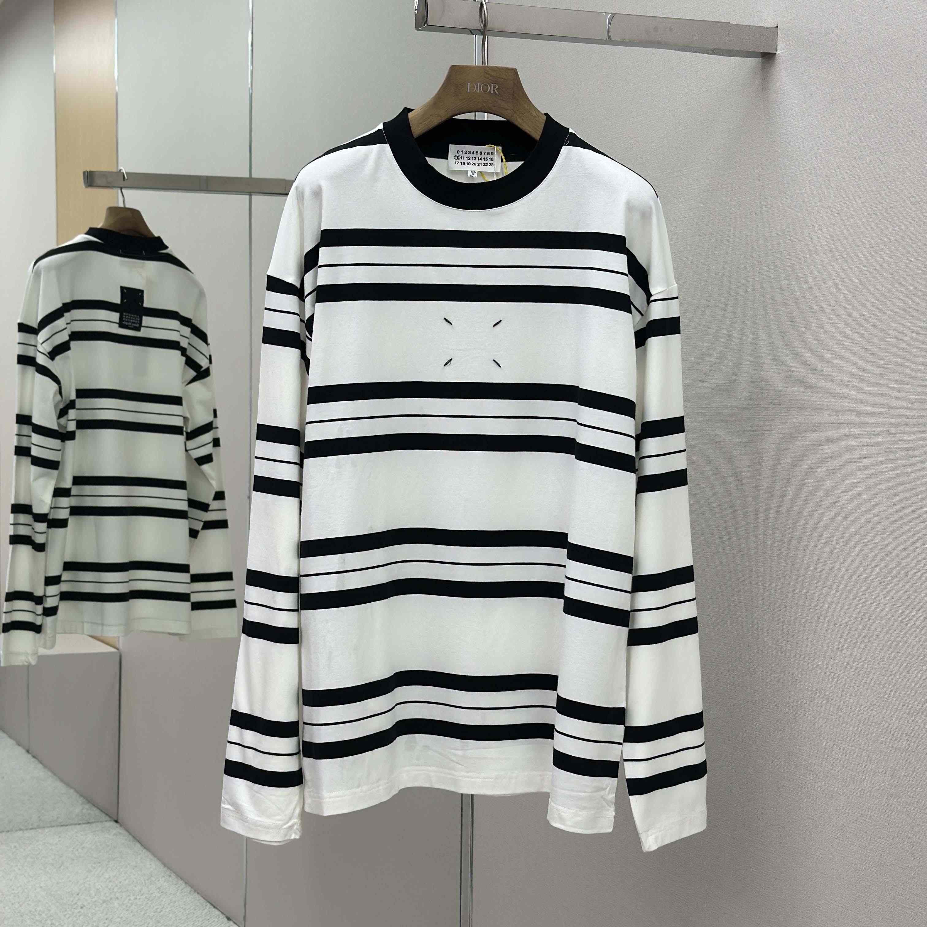 Maison Margiela Striped Long-sleeved - DopestKickz