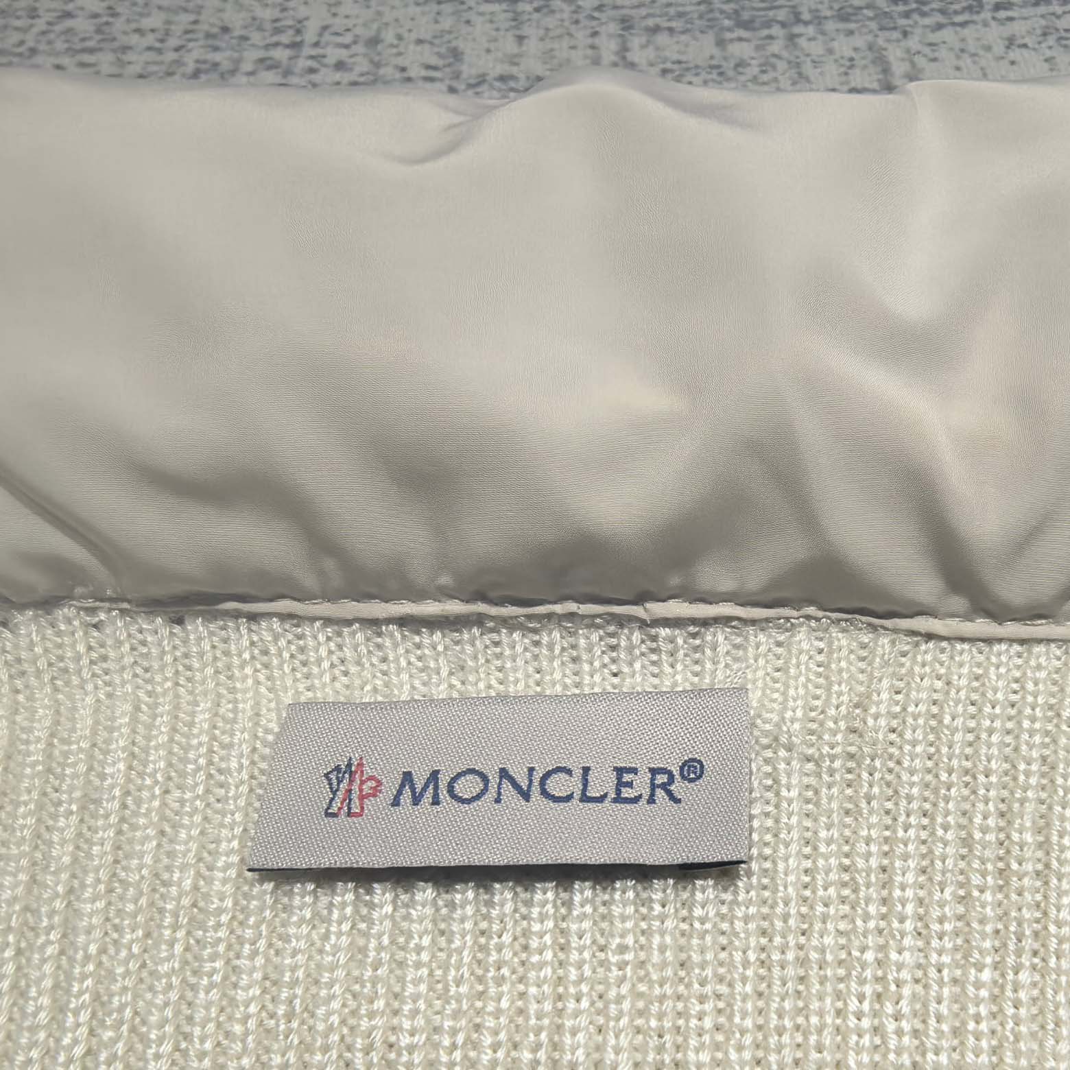 Moncler Ribbed Cotton and Quilted Shell Down Zip-Up Cardigan - DopestKickz