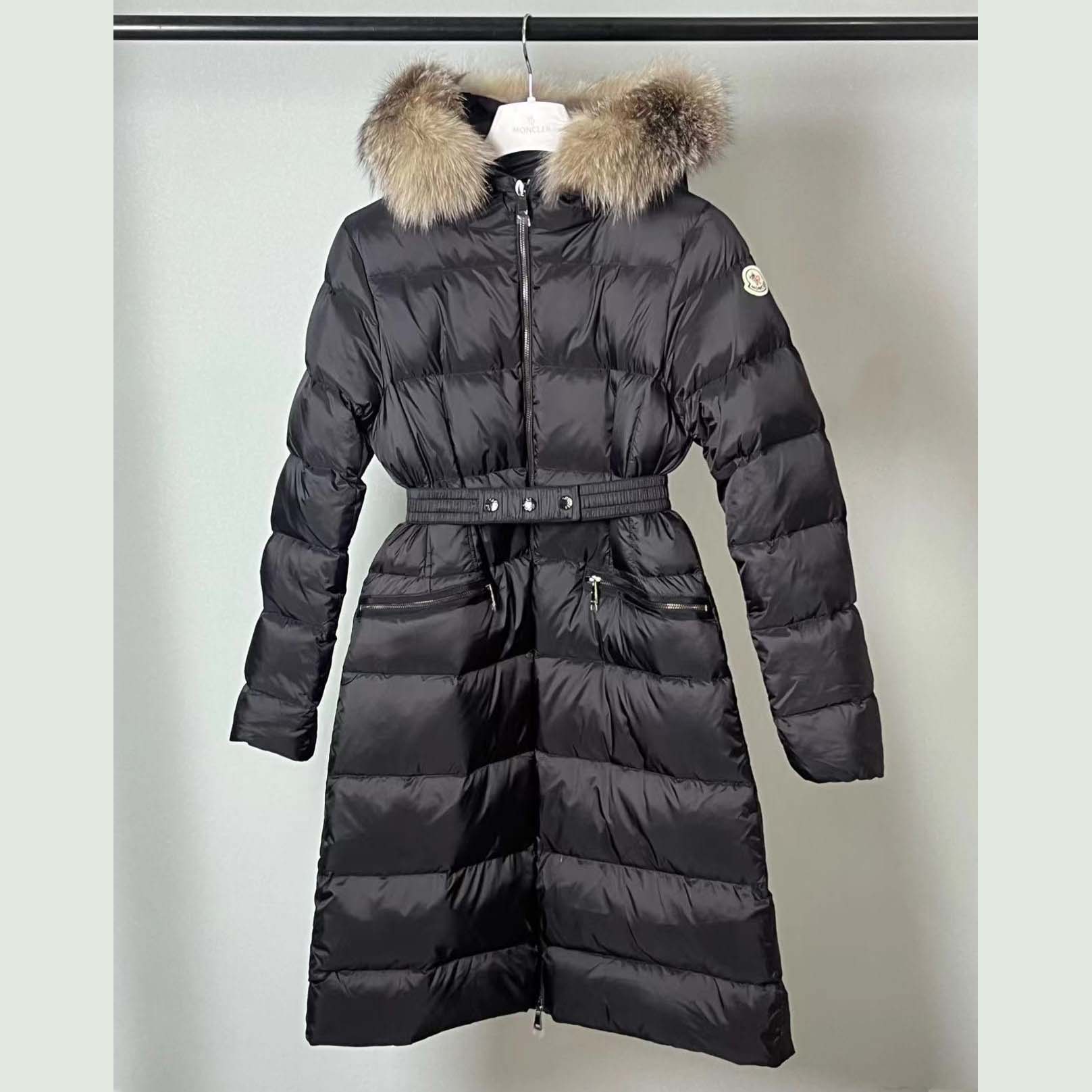 Moncler Boedic Down Jacket With A Detachable Shearling Trim - DopestKickz