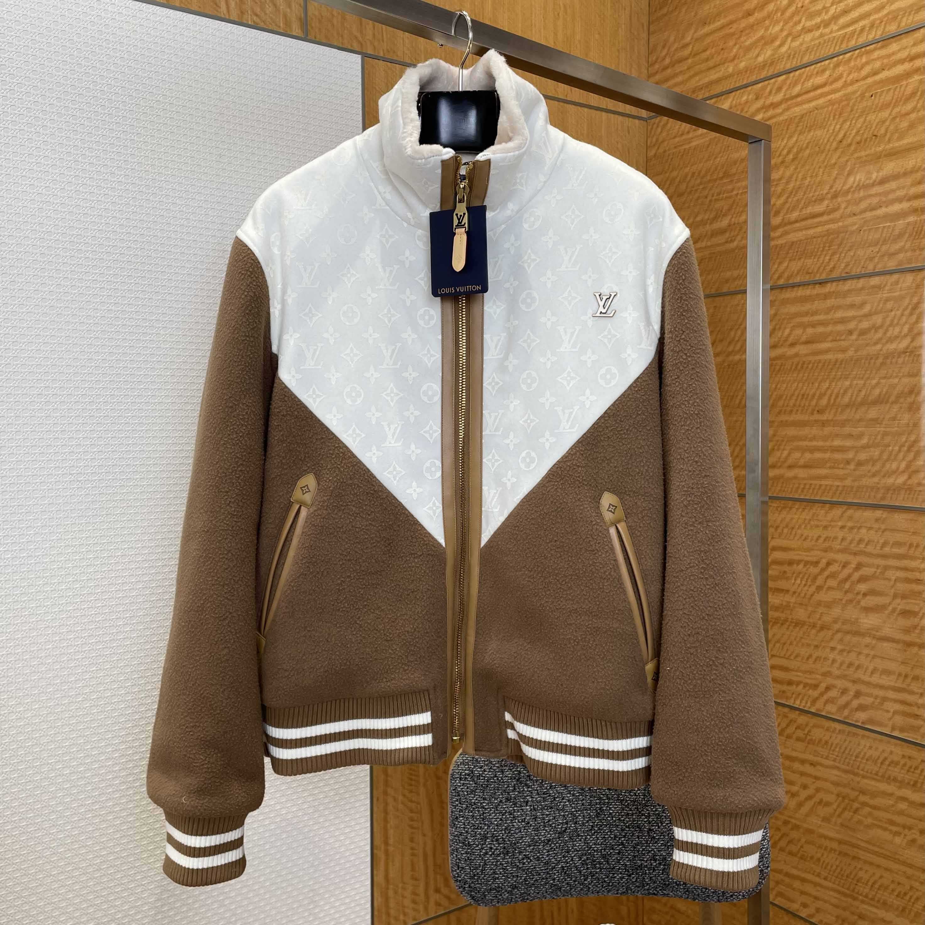 Louis Vuitton Monogram Blouson With Shearling Collar  1AJBD1 - DopestKickz