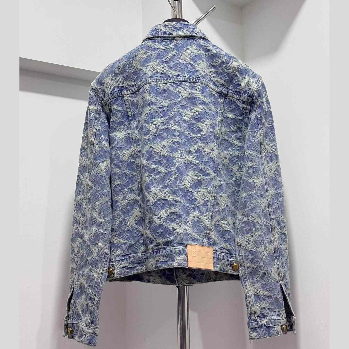Louis Vuitton Monogram Denim Trucker Jacket - DopestKickz