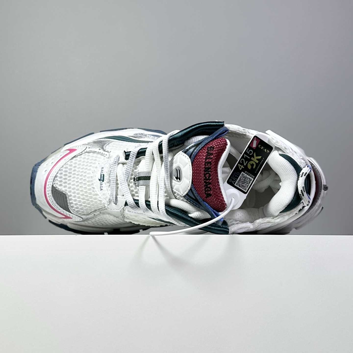 Balenciaga Runner Sneaker In White - DopestKickz