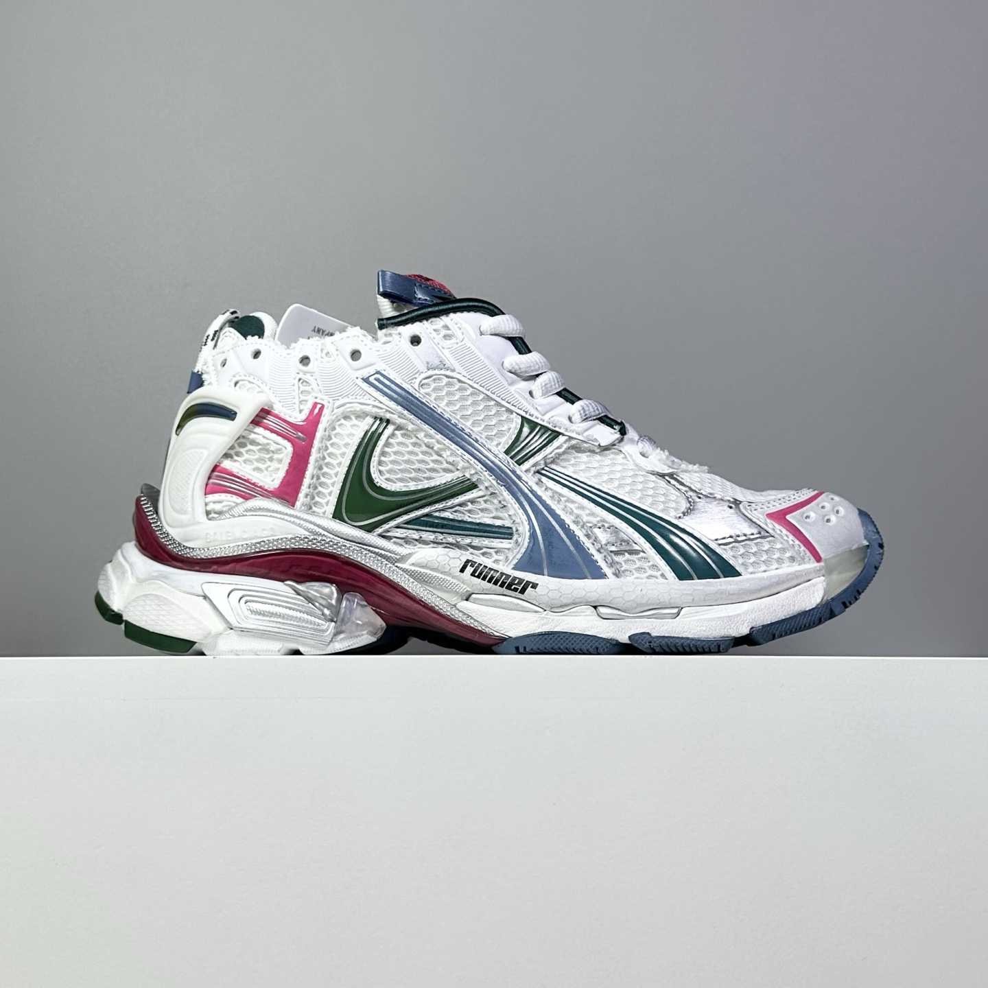 Balenciaga Runner Sneaker In White - DopestKickz