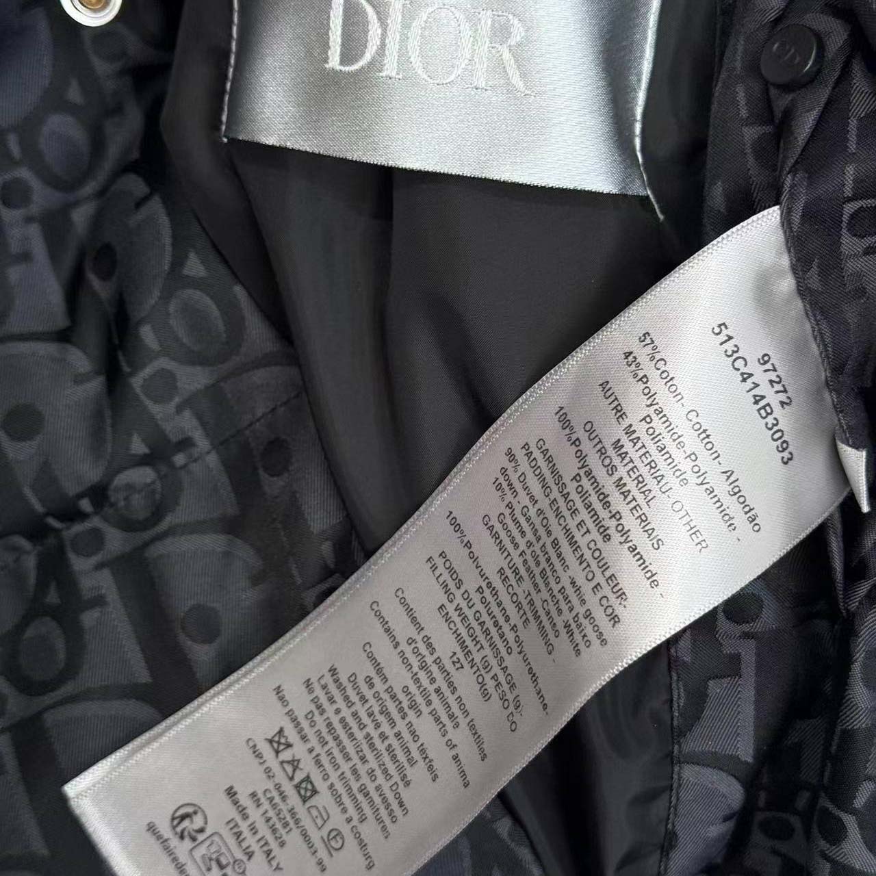 Dior Mountain Quilted Blouson Jacket - DopestKickz