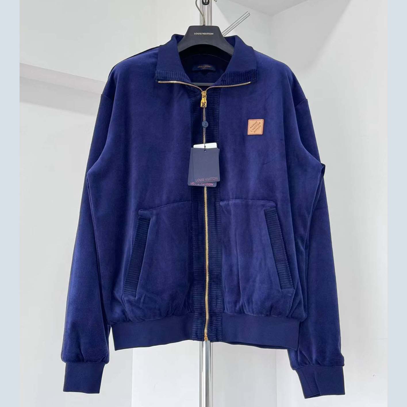 Louis Vuitton Chic Velvet Track Top - DopestKickz