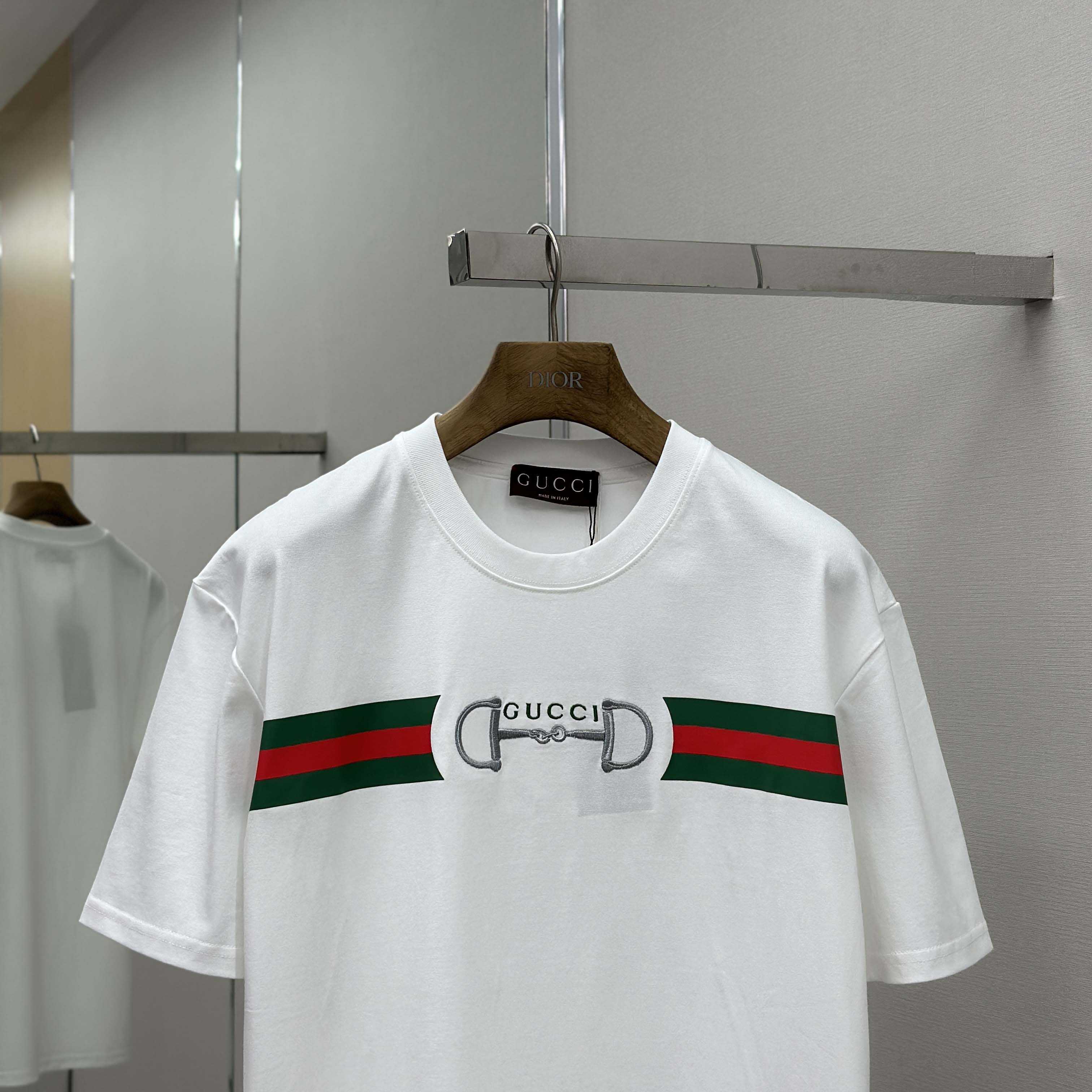 Gucci Cotton Jersey T-shirt With Embroidery - DopestKickz