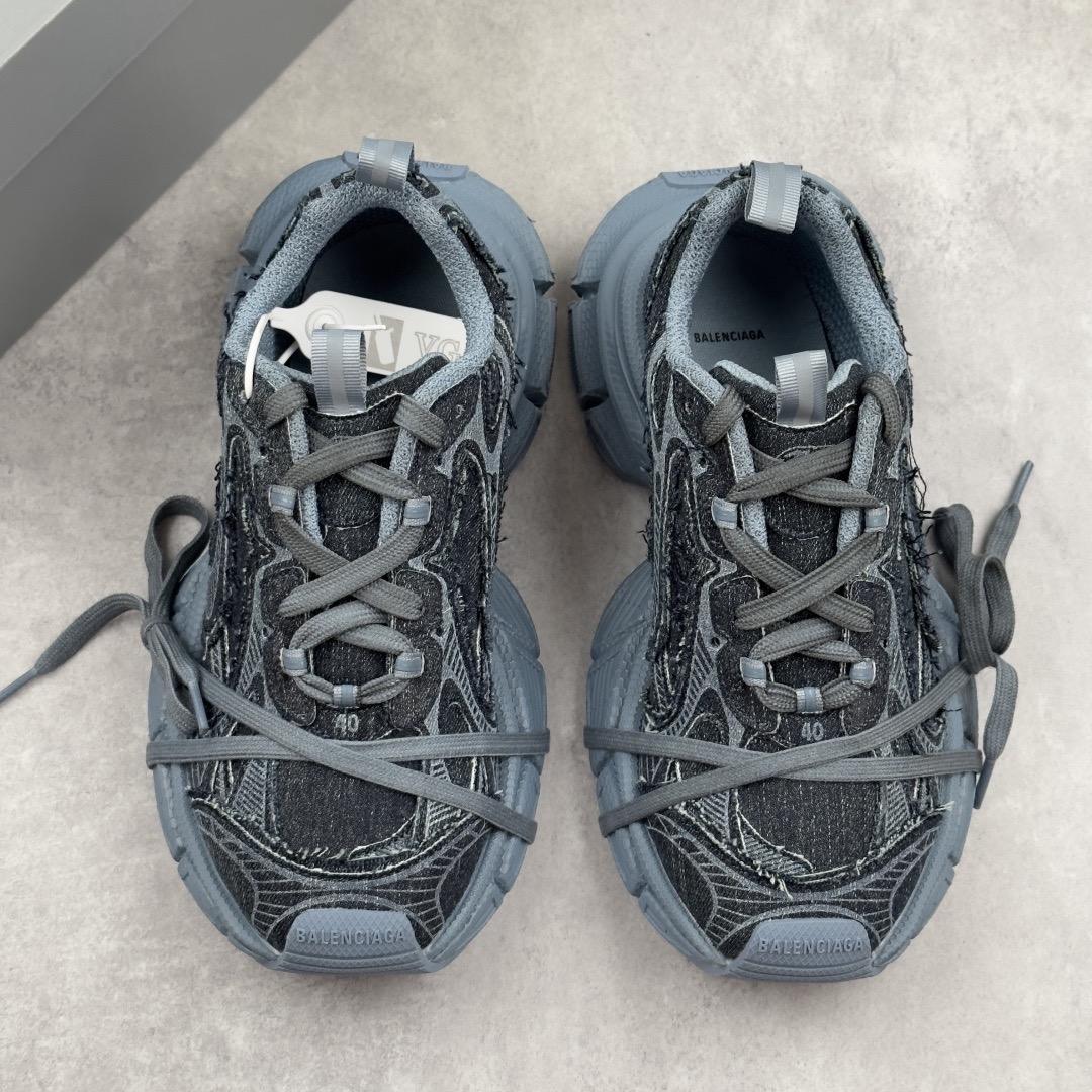 Balenciaga 3XL Distressed Lace-up Sneakers - DopestKickz