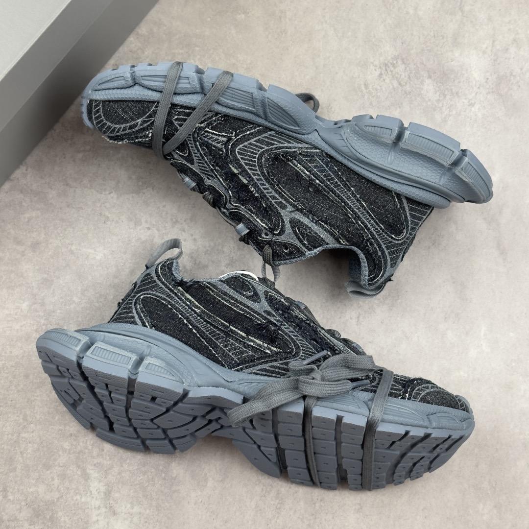 Balenciaga 3XL Distressed Lace-up Sneakers - DopestKickz