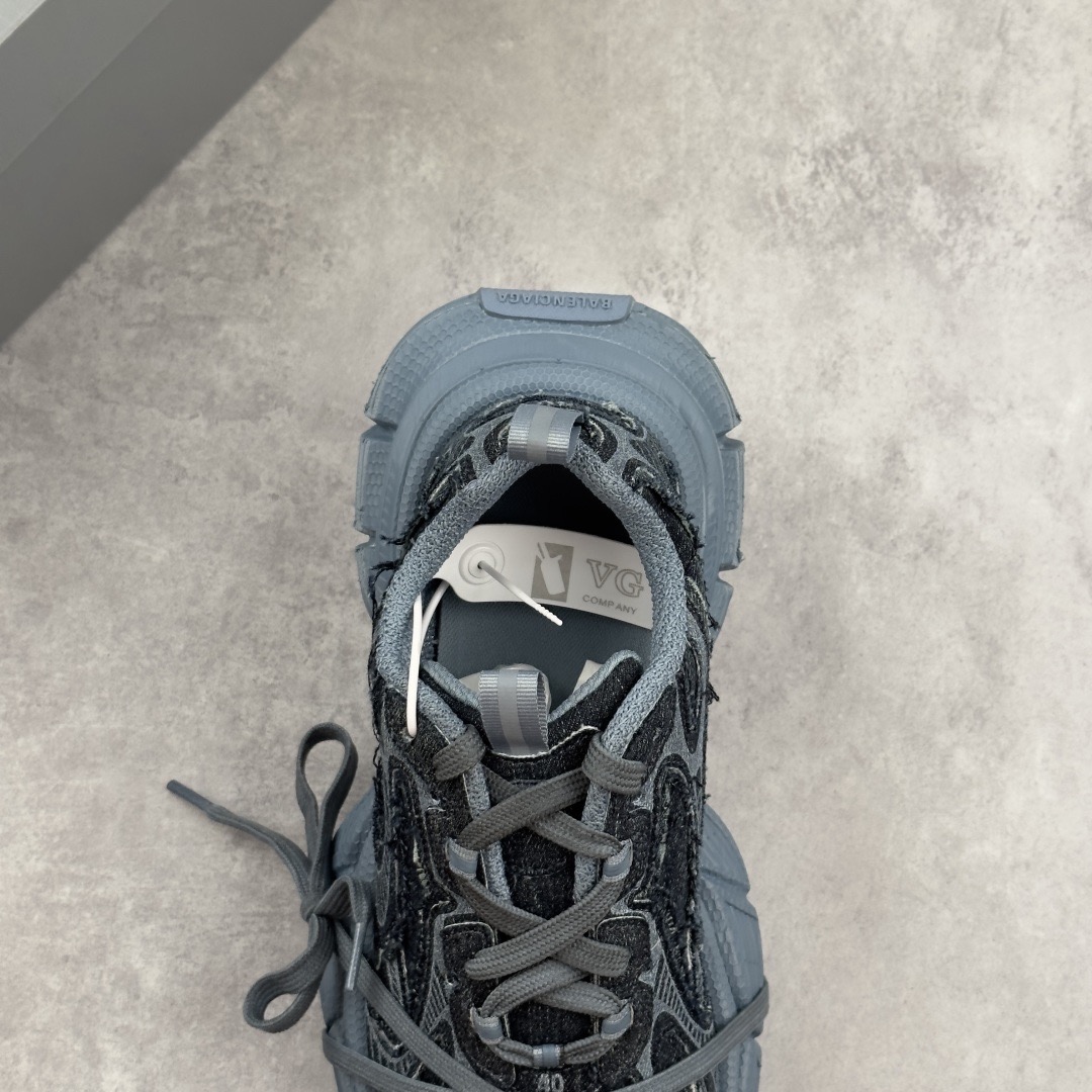 Balenciaga 3XL Distressed Lace-up Sneakers - DopestKickz