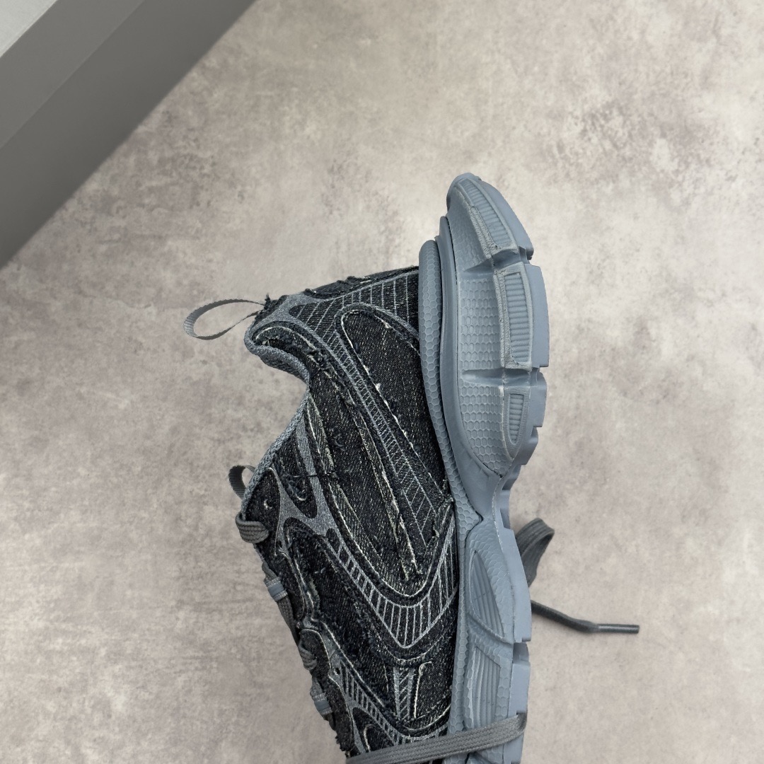 Balenciaga 3XL Distressed Lace-up Sneakers - DopestKickz