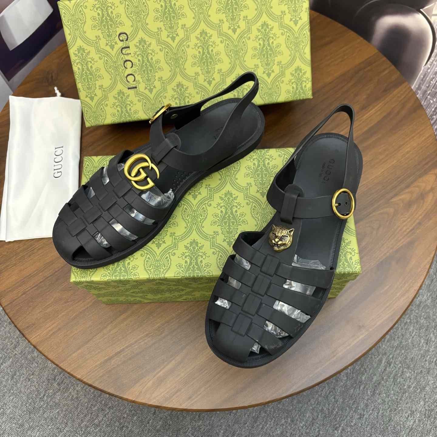 Gucci Sandal With Double G - DopestKickz