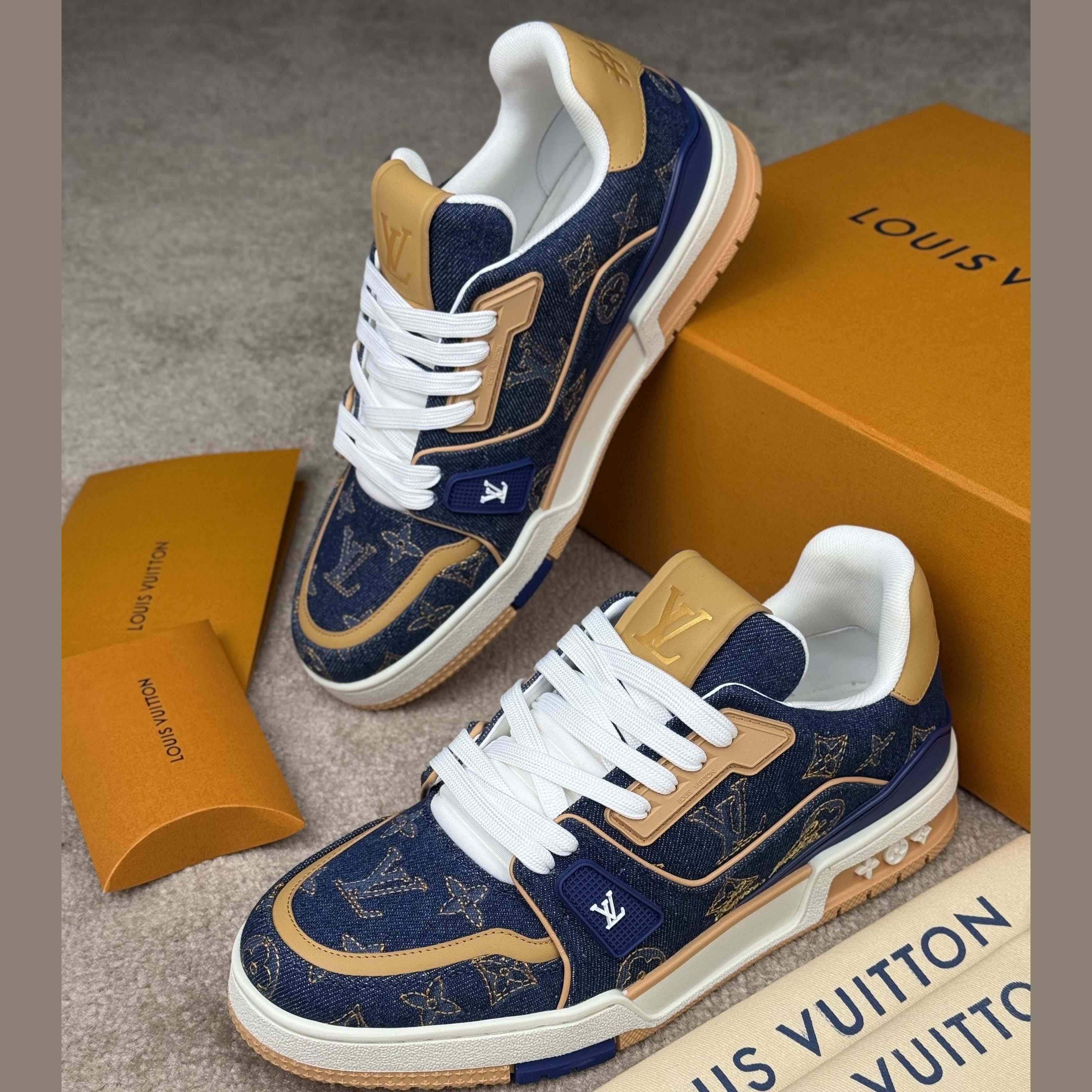 Louis Vuitton LV Trainer Sneaker    - DopestKickz