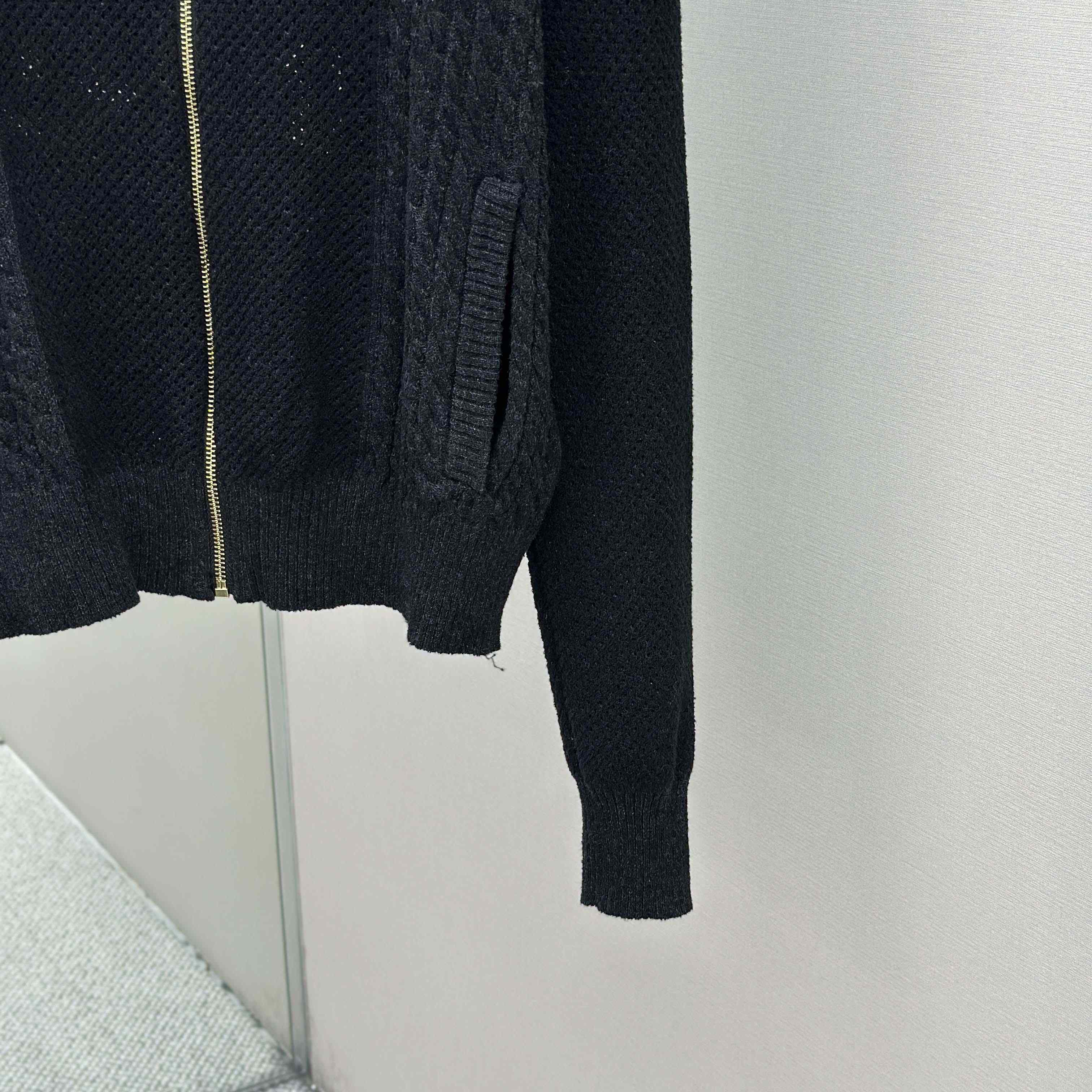 Versace Medusa Jacquard Zip Knit Sweater  - DopestKickz