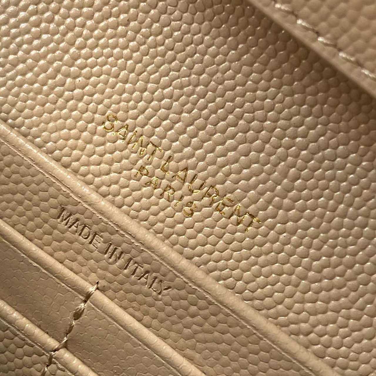 Saint Laurent Cassandre Chain Wallet In Lambskin (22.5x14x4cm) - DopestKickz