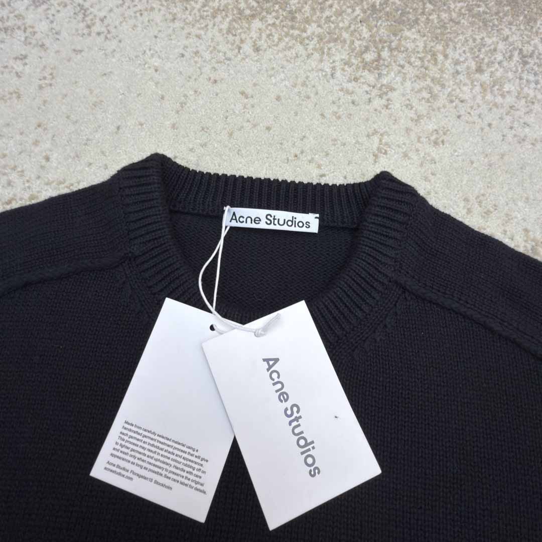 Acne Studios Wool Logo Jumper - DopestKickz