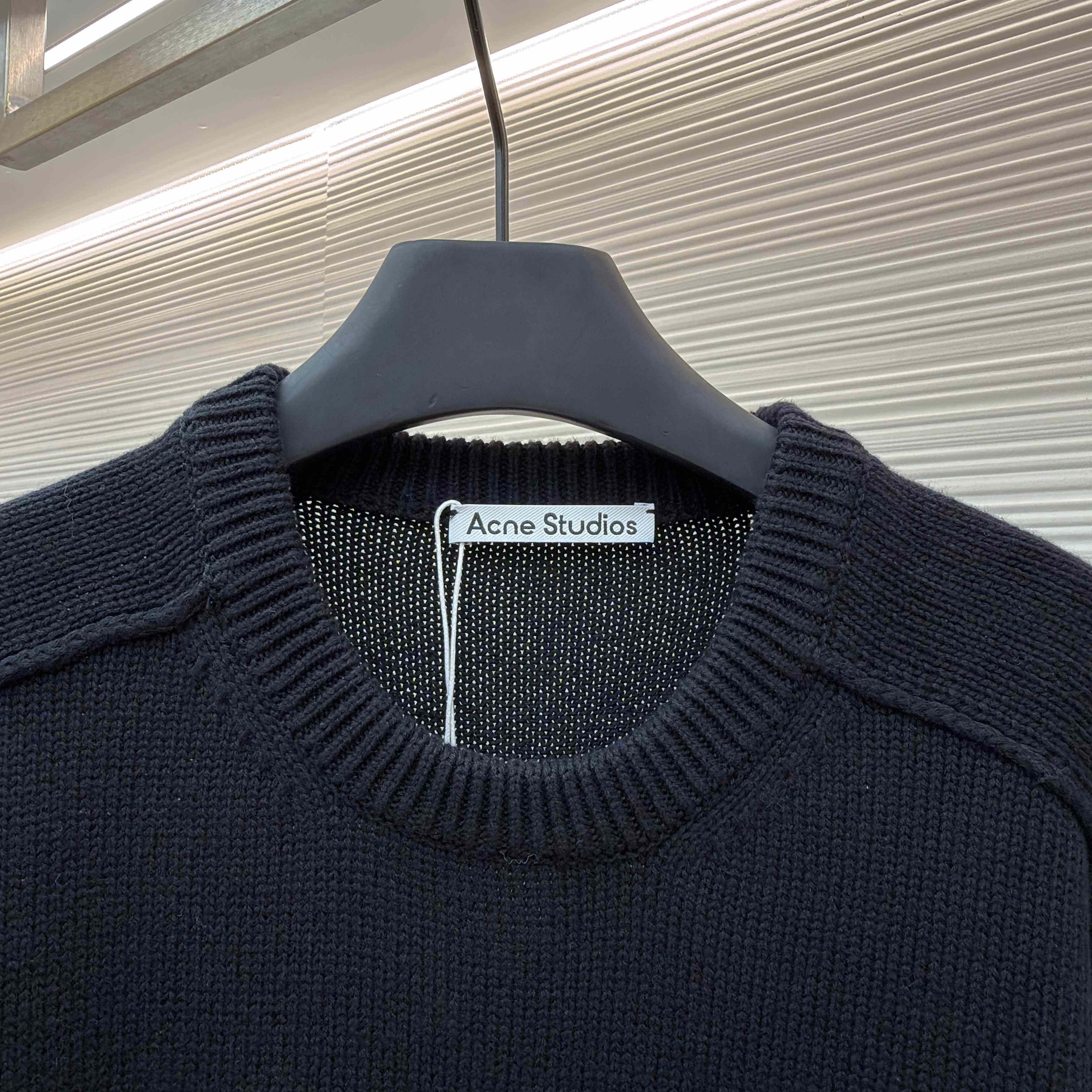 Acne Studios Wool Logo Jumper - DopestKickz