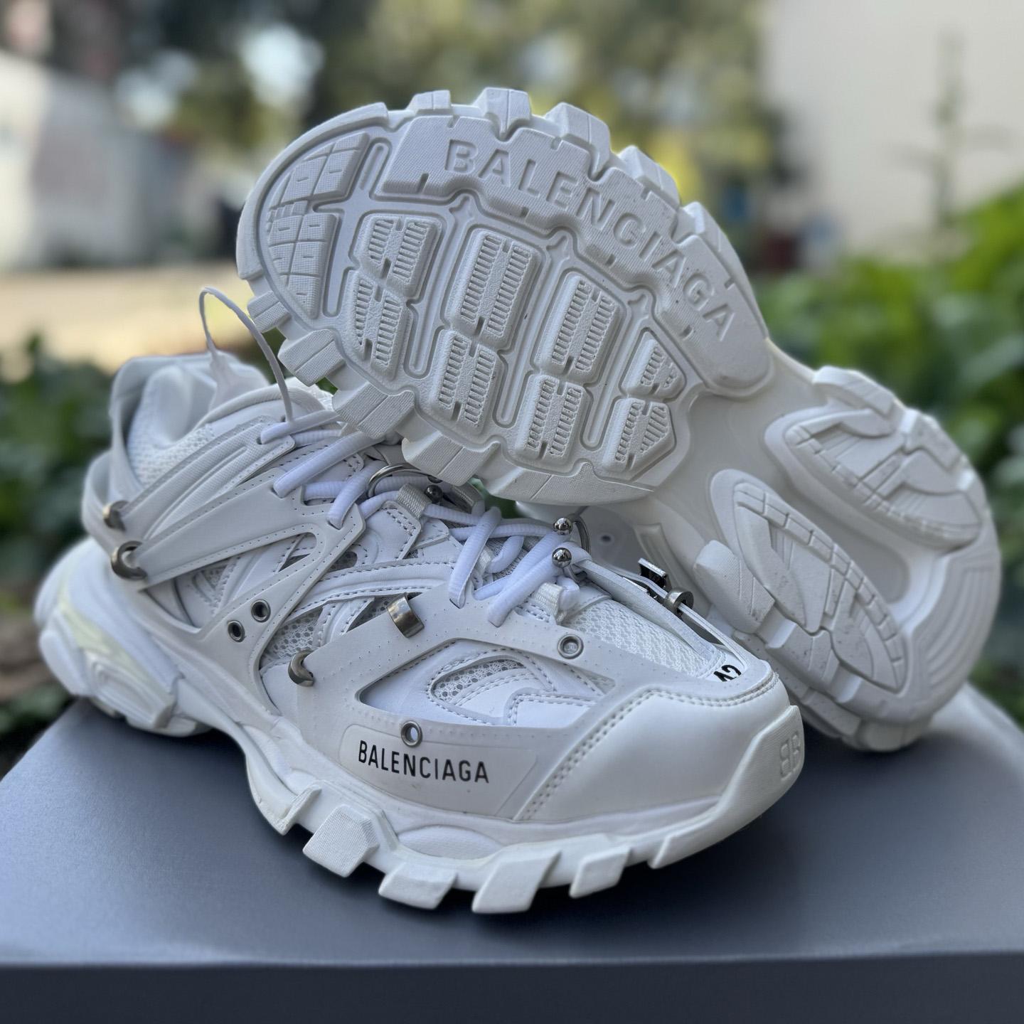 Balenciaga Track piercing Sneaker In White - DopestKickz