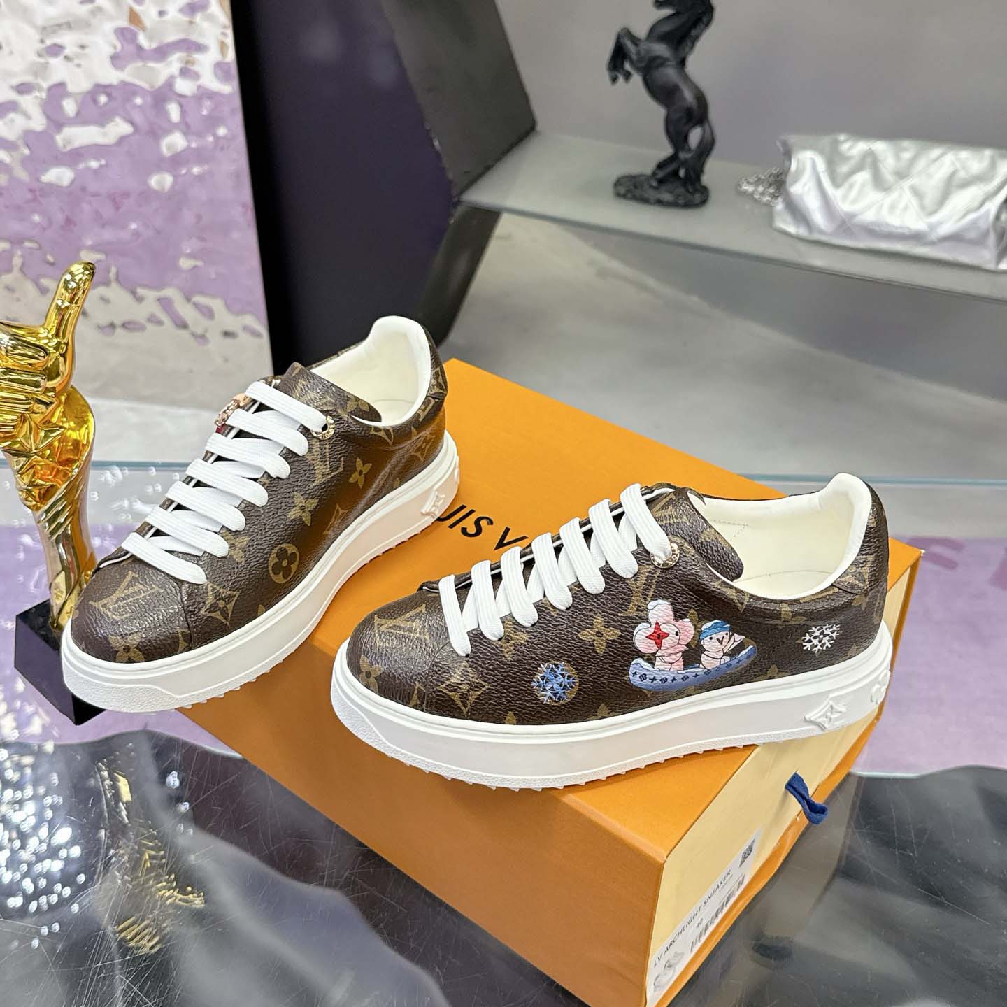 Louis Vuitton Time Out Sneaker    - DopestKickz